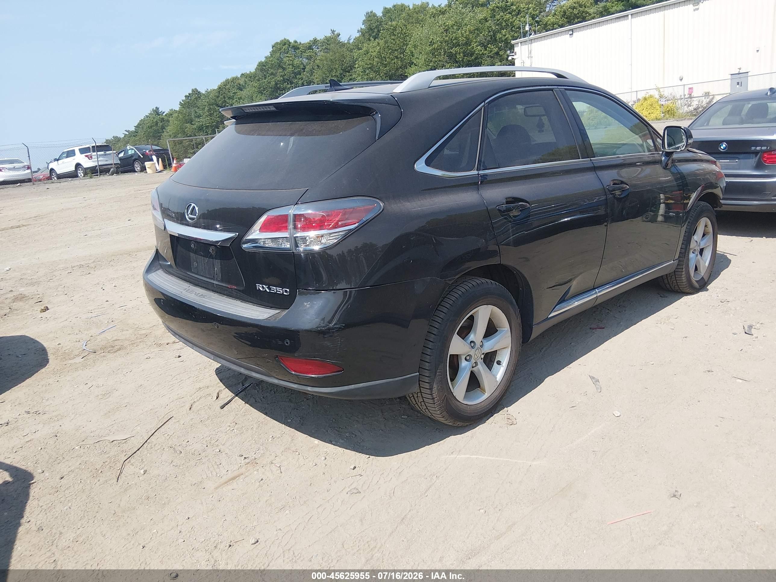 2013 Lexus Rx 350   Black vin: 2T2BK1BA6DC218059