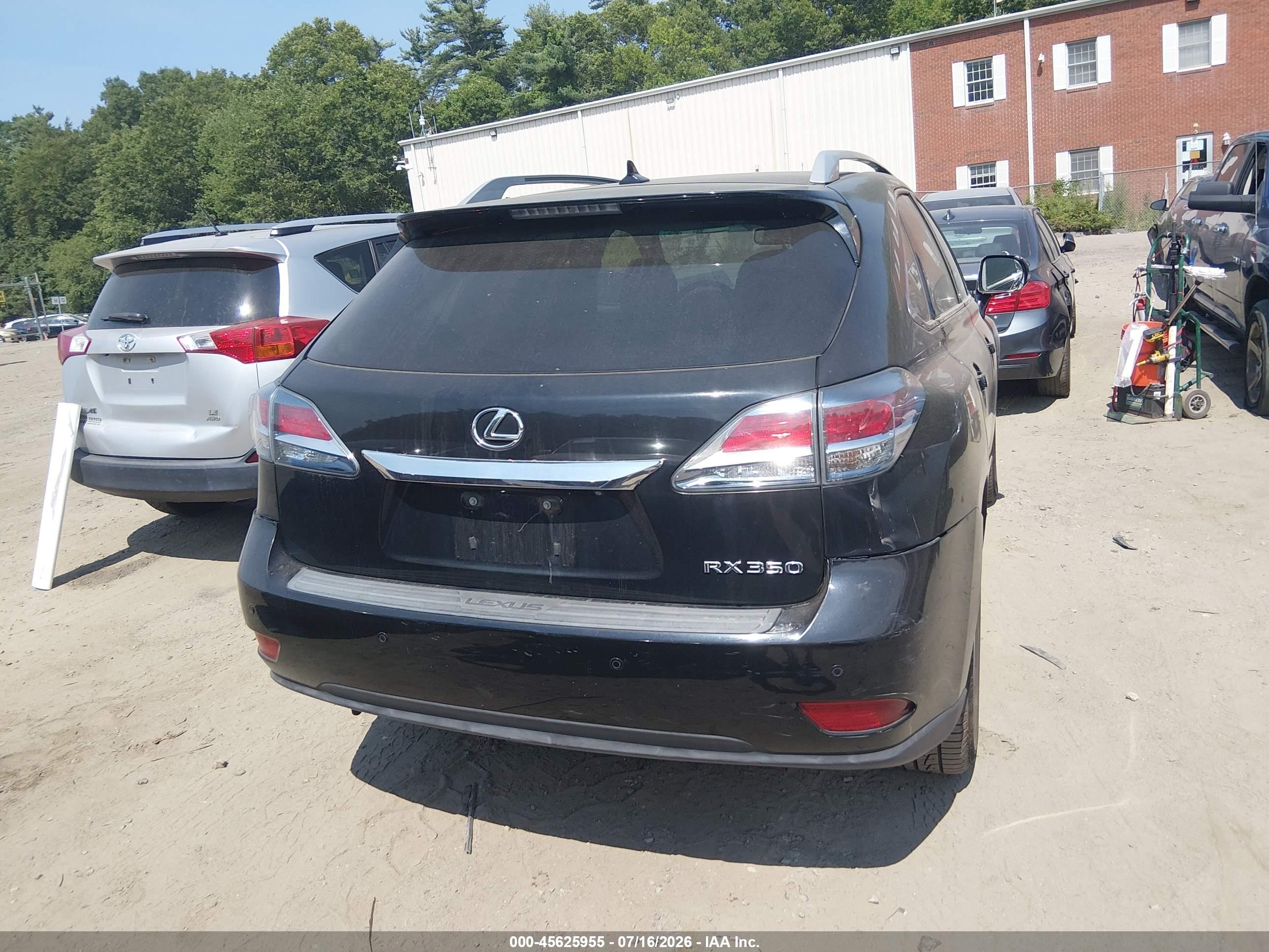 2013 Lexus Rx 350   Black vin: 2T2BK1BA6DC218059