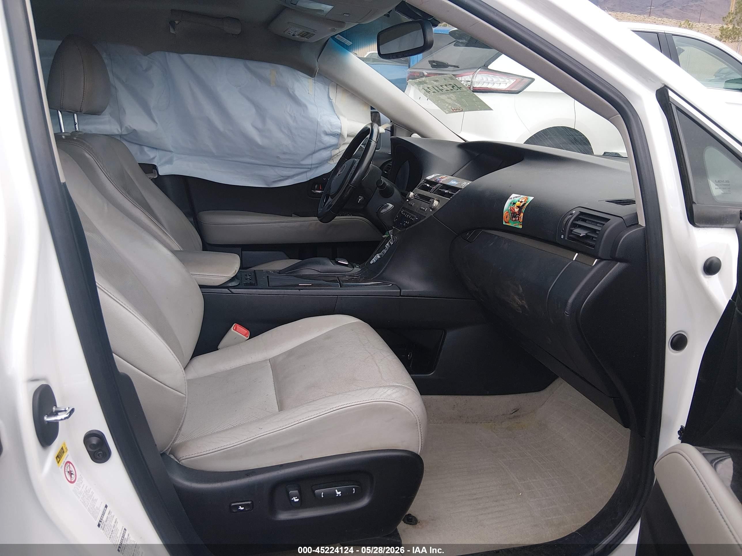 2013 Lexus Rx 350   White vin: 2T2BK1BA6DC225108