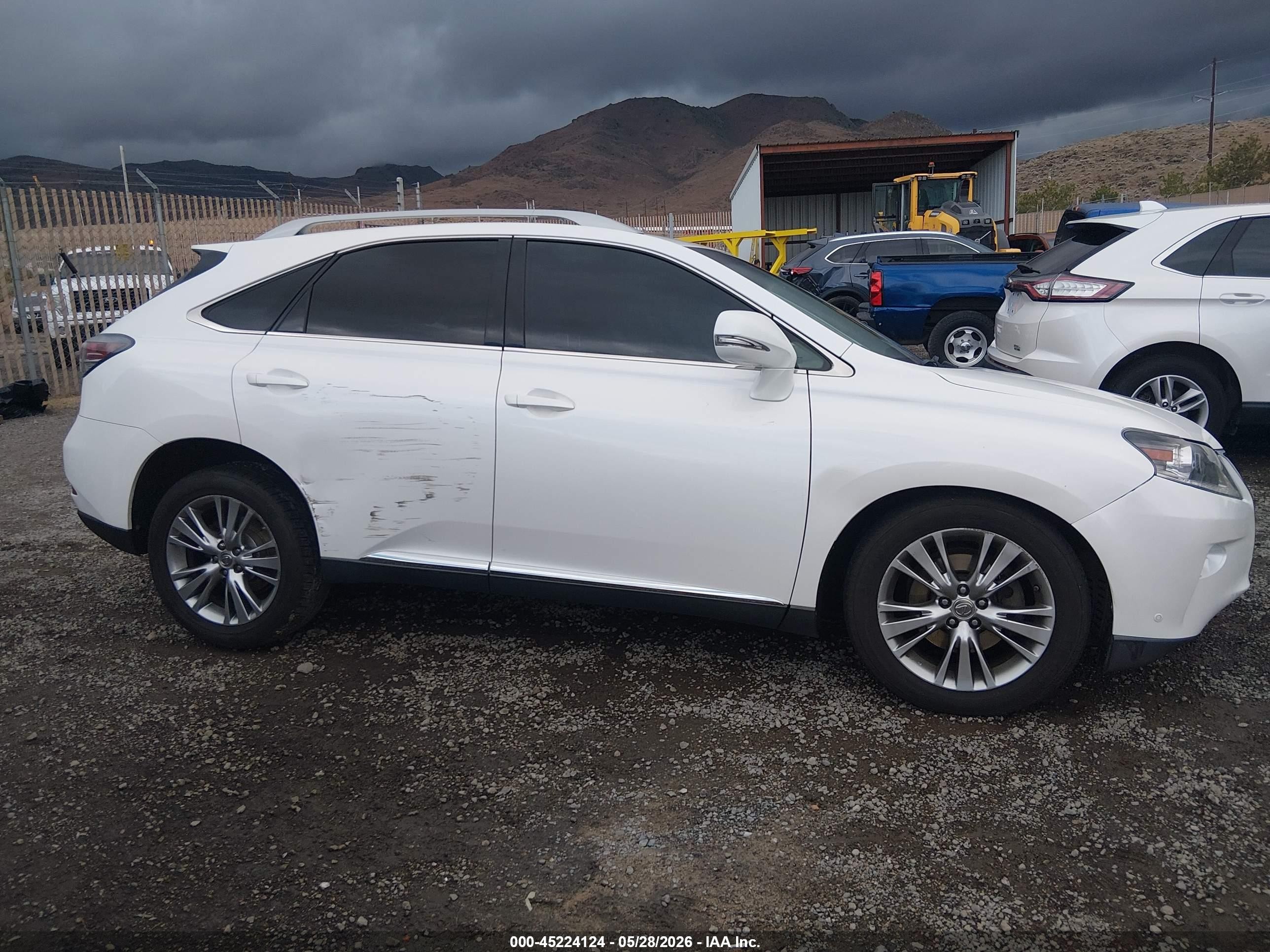2013 Lexus Rx 350   White vin: 2T2BK1BA6DC225108