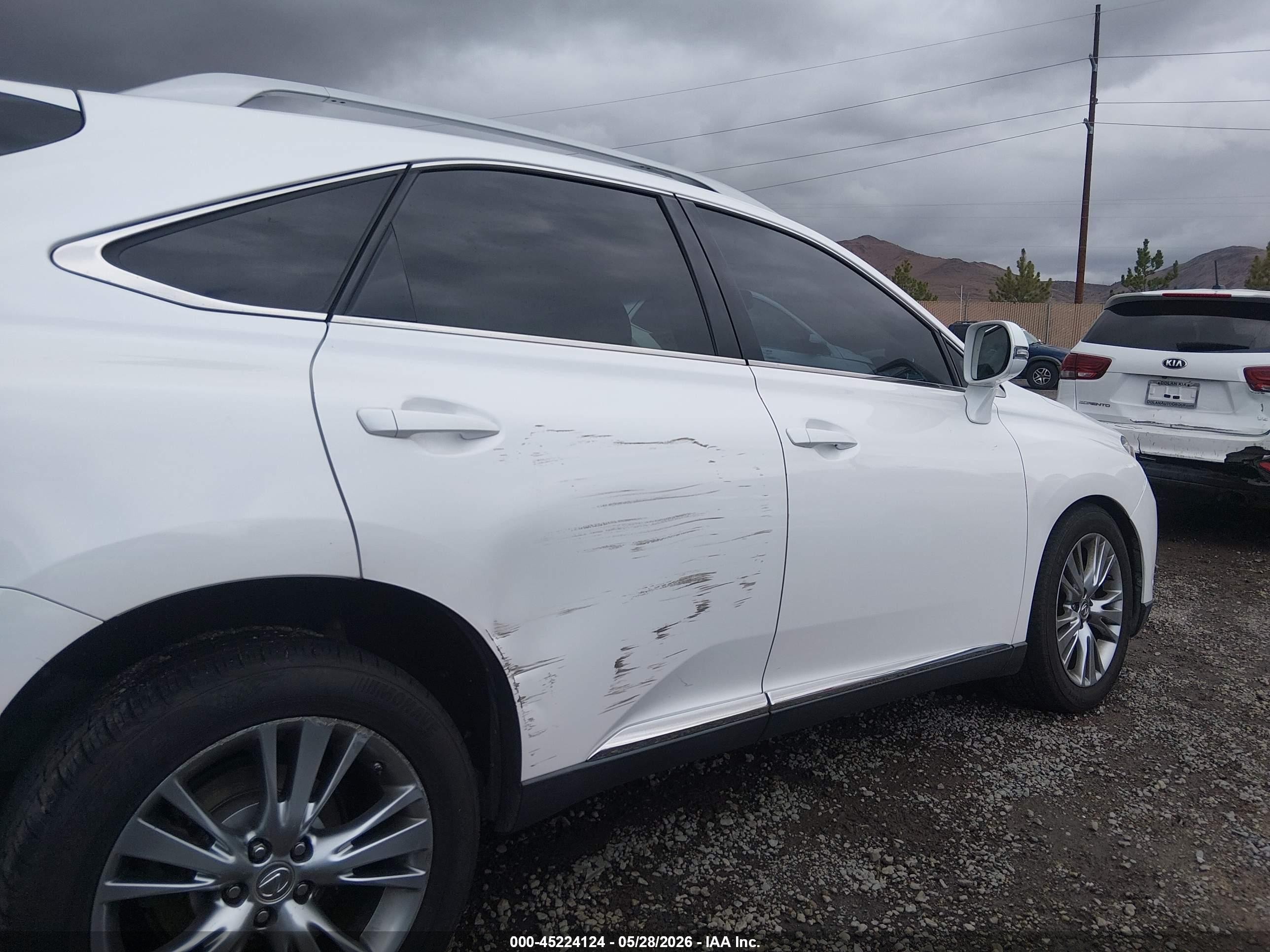 2013 Lexus Rx 350   White vin: 2T2BK1BA6DC225108