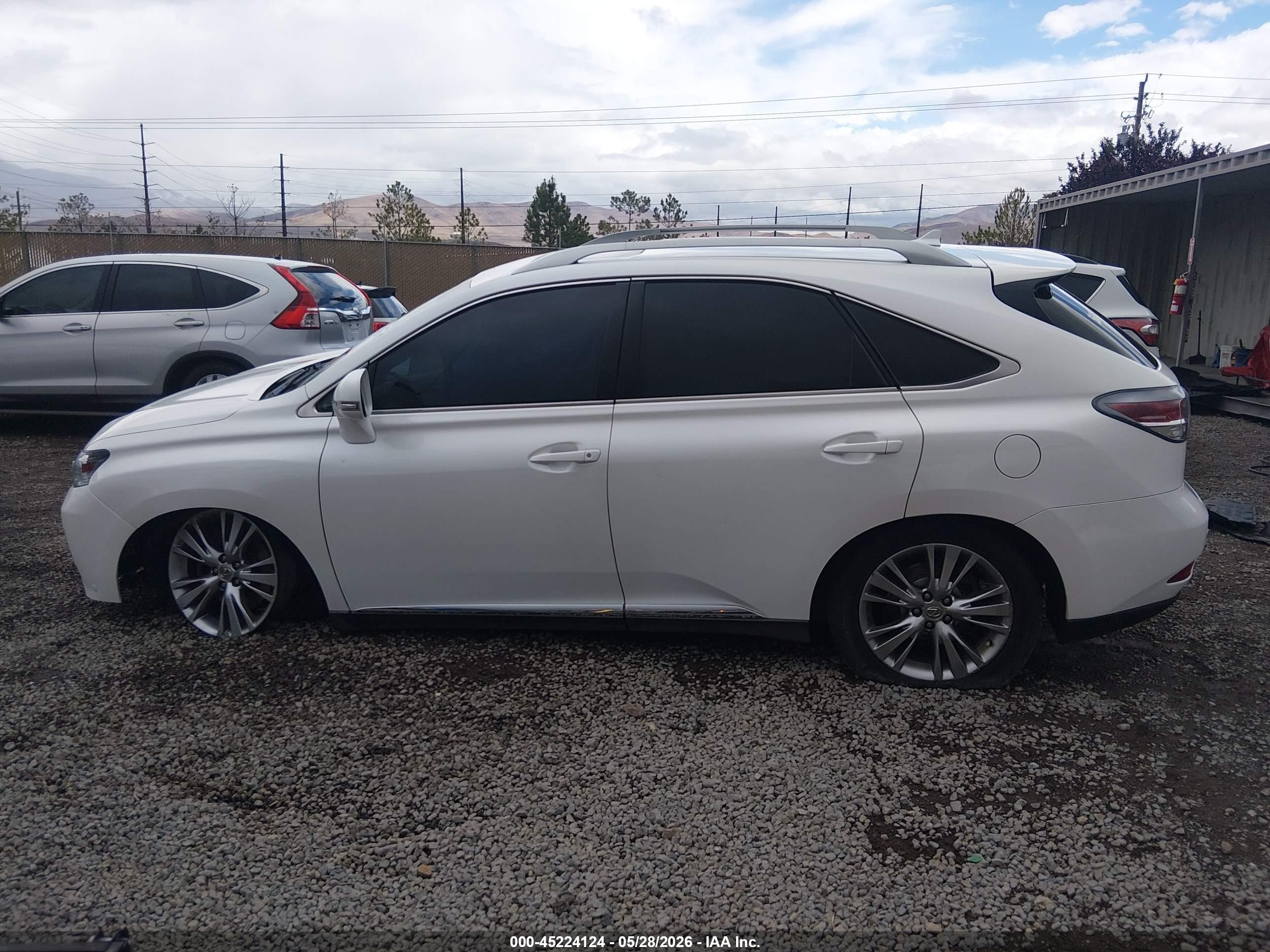 2013 Lexus Rx 350   White vin: 2T2BK1BA6DC225108