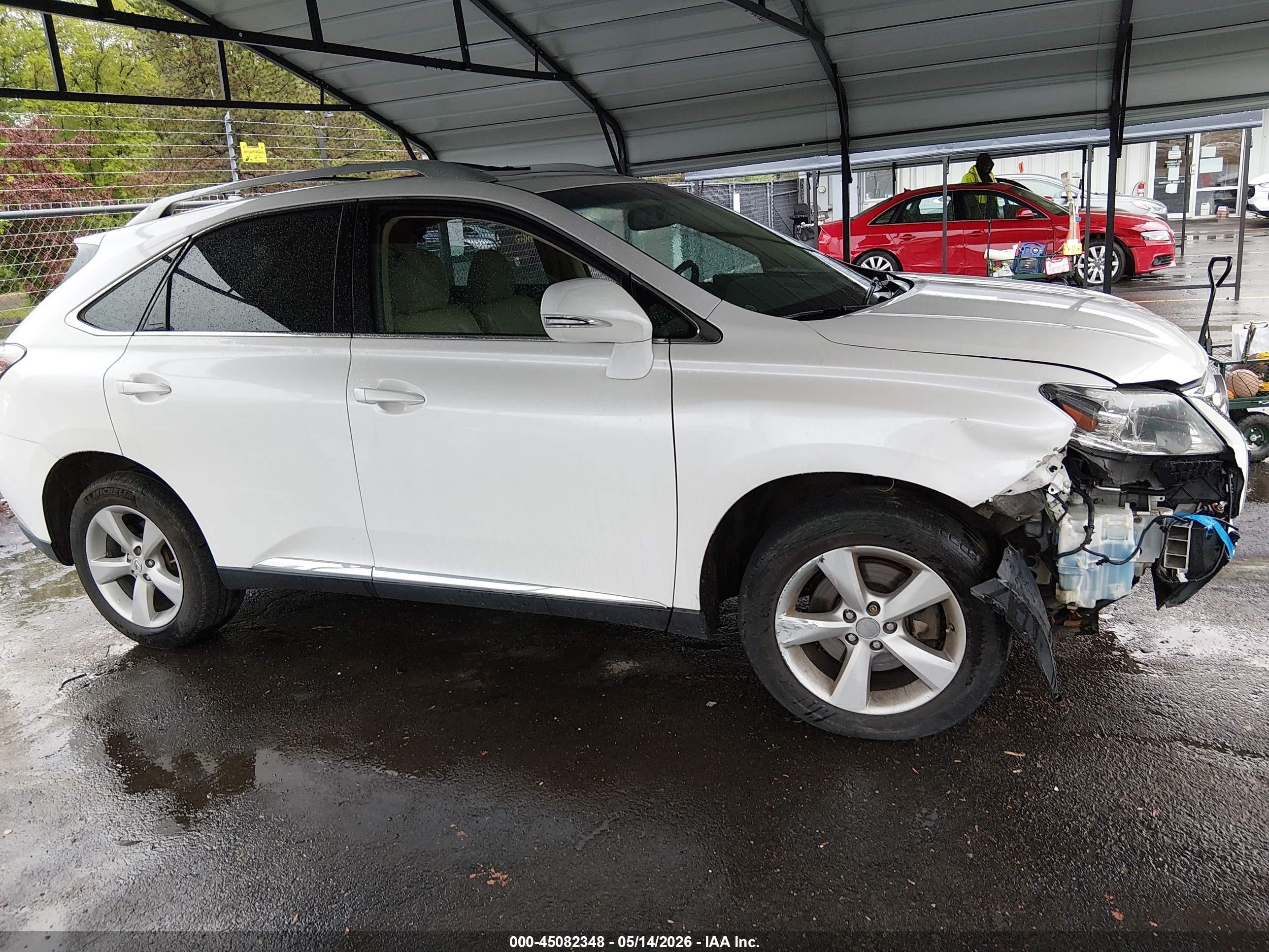 2014 Lexus Rx 350   White vin: 2T2BK1BA6EC227670