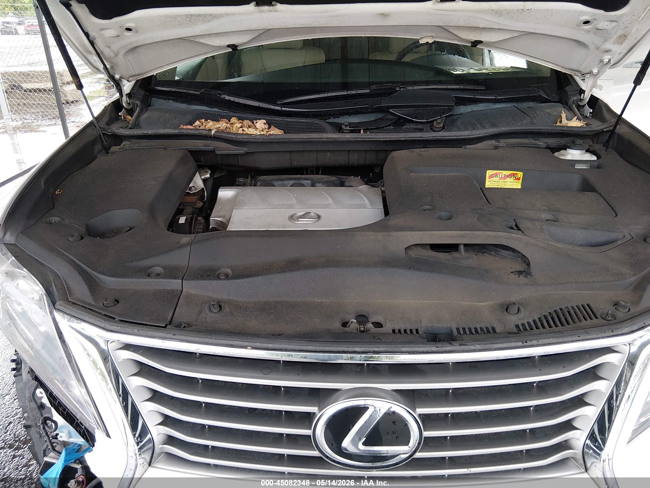 2014 Lexus Rx 350   White vin: 2T2BK1BA6EC227670