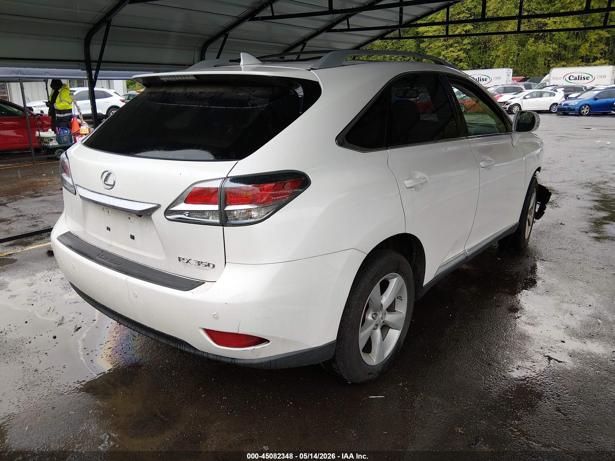 2014 Lexus Rx 350   White vin: 2T2BK1BA6EC227670