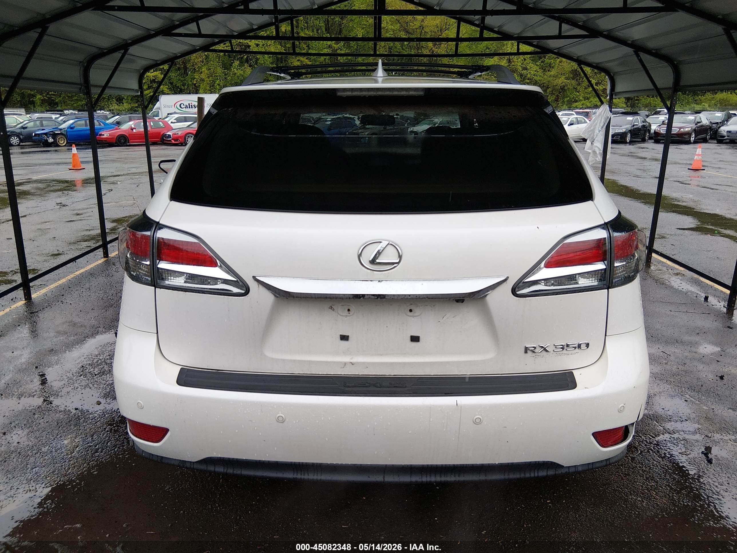 2014 Lexus Rx 350   White vin: 2T2BK1BA6EC227670