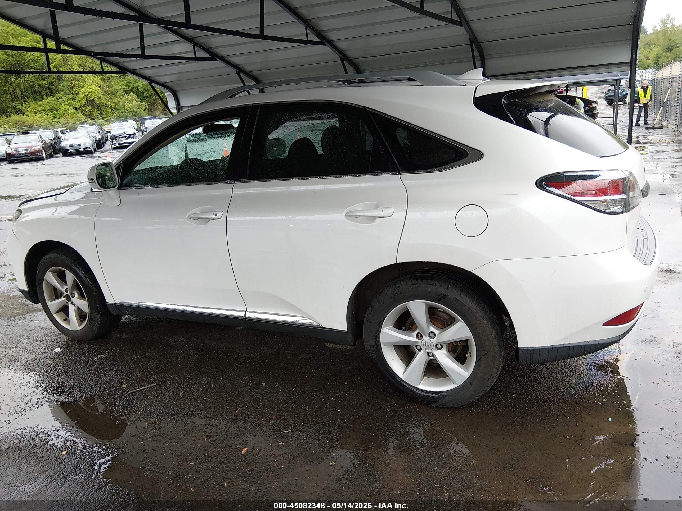 2014 Lexus Rx 350   White vin: 2T2BK1BA6EC227670