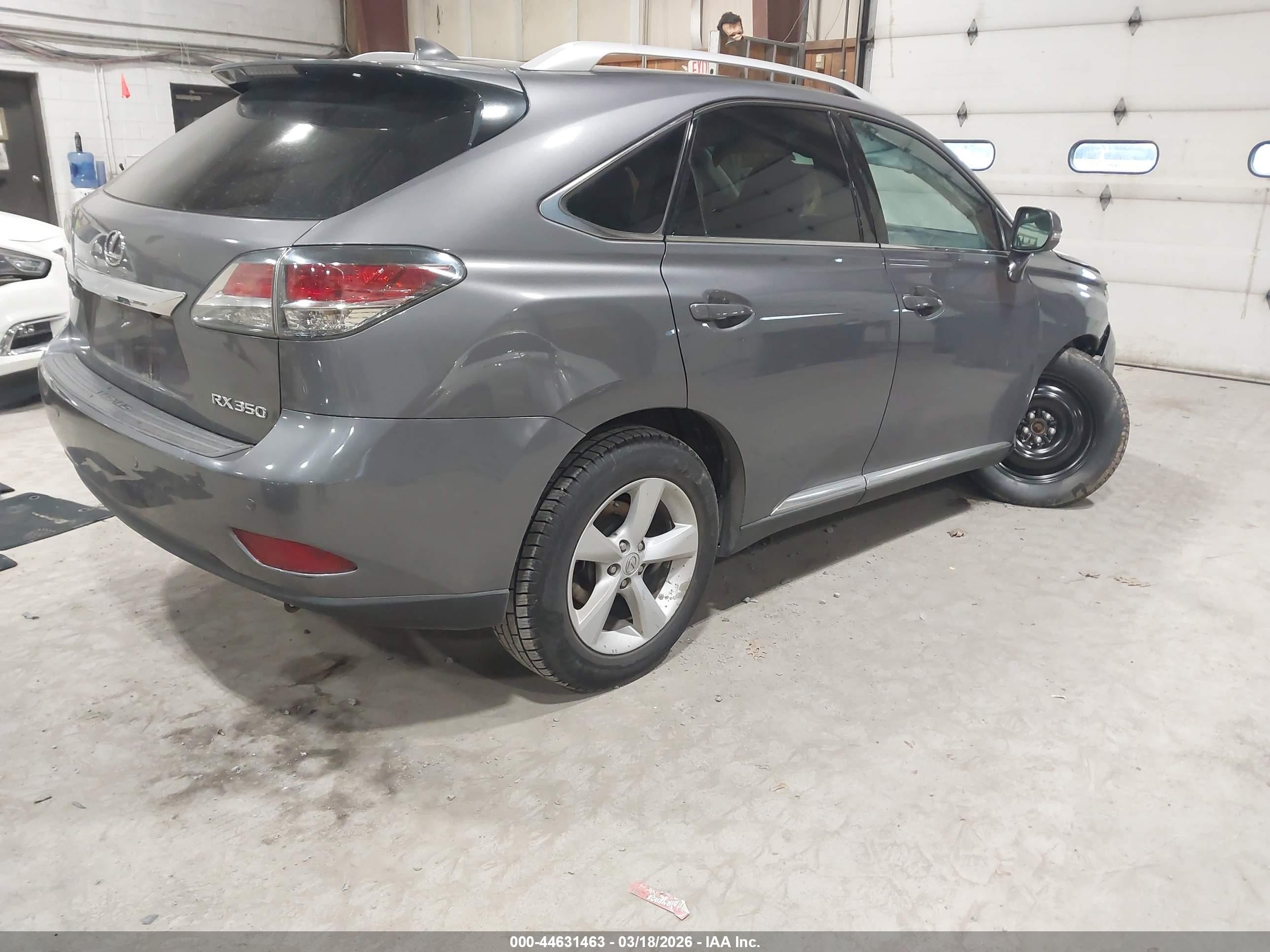 2014 Lexus Rx 350   Gray vin: 2T2BK1BA6EC231136