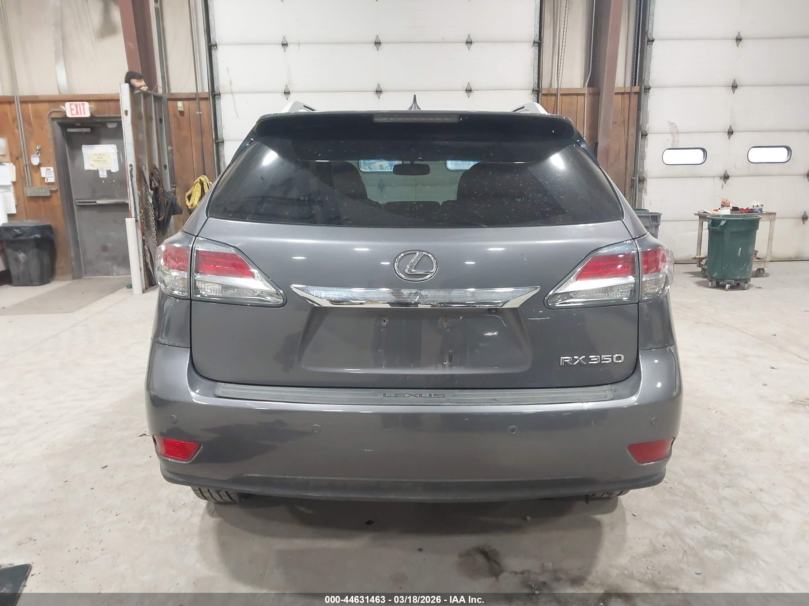 2014 Lexus Rx 350   Gray vin: 2T2BK1BA6EC231136