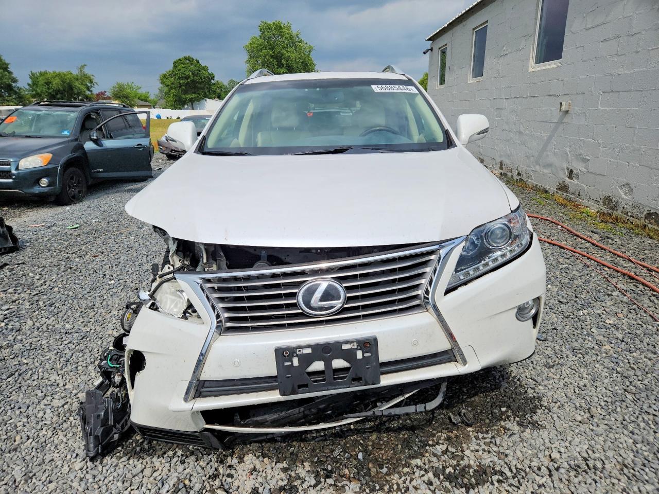 2014 Lexus Rx 350 Base White vin: 2T2BK1BA6EC240791