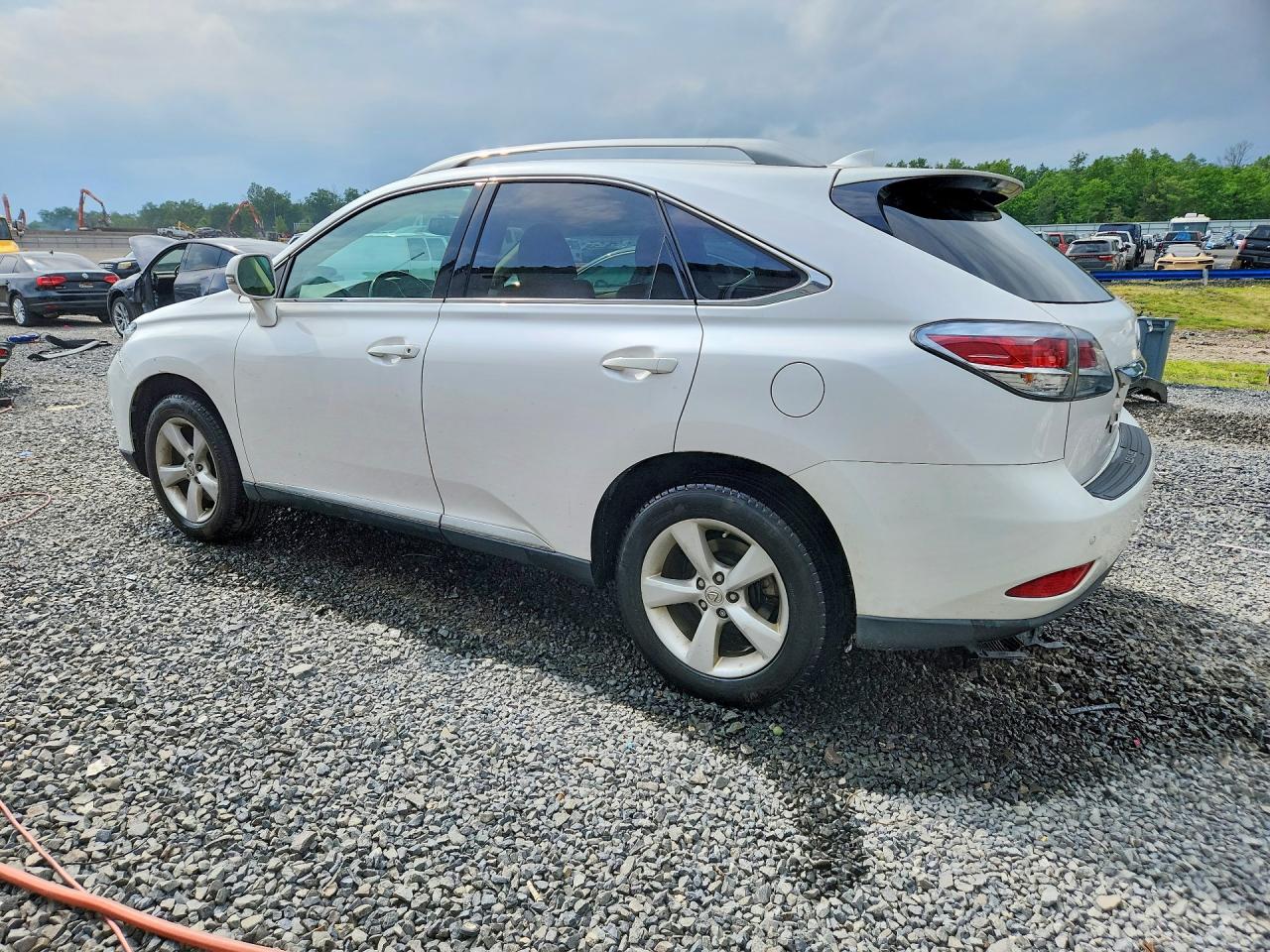 2014 Lexus Rx 350 Base White vin: 2T2BK1BA6EC240791