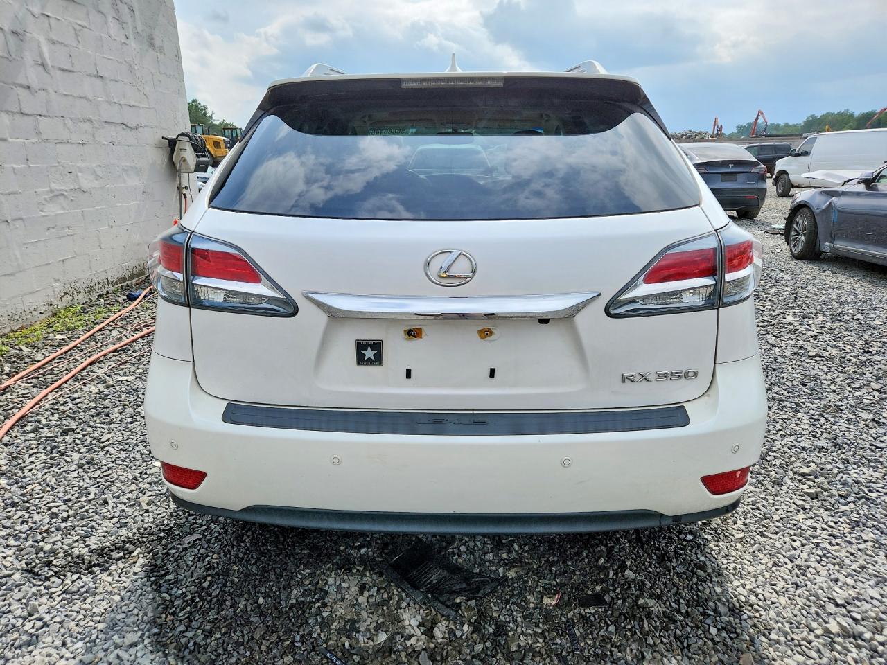 2014 Lexus Rx 350 Base White vin: 2T2BK1BA6EC240791