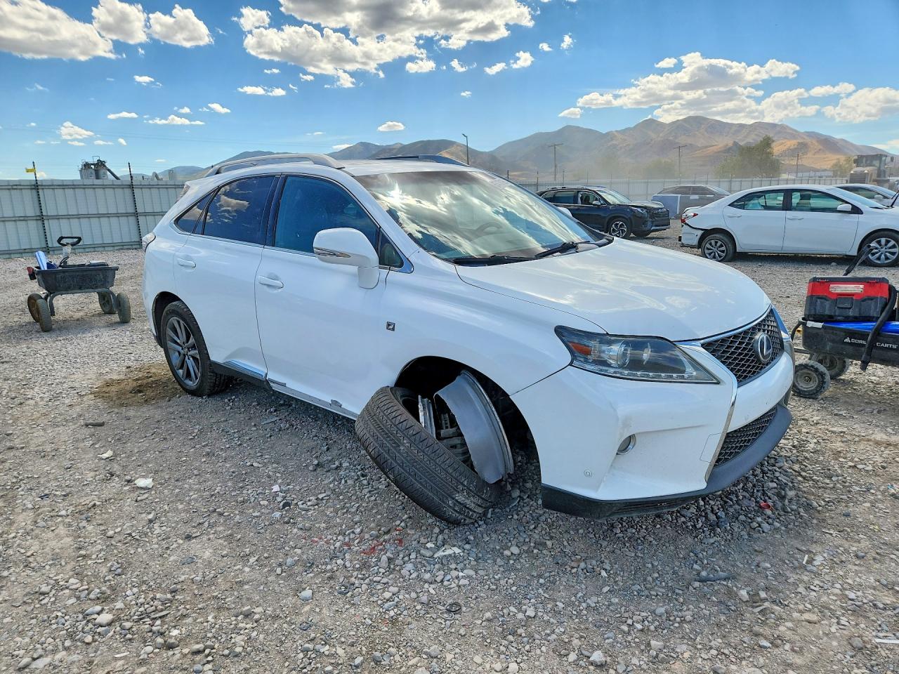 2014 Lexus Rx 350 F Sport White vin: 2T2BK1BA6EC244937