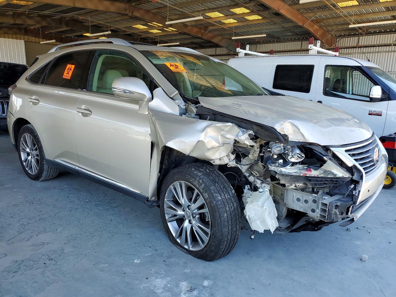 2014 Lexus Rx 350 Base Beige vin: 2T2BK1BA6EC250463