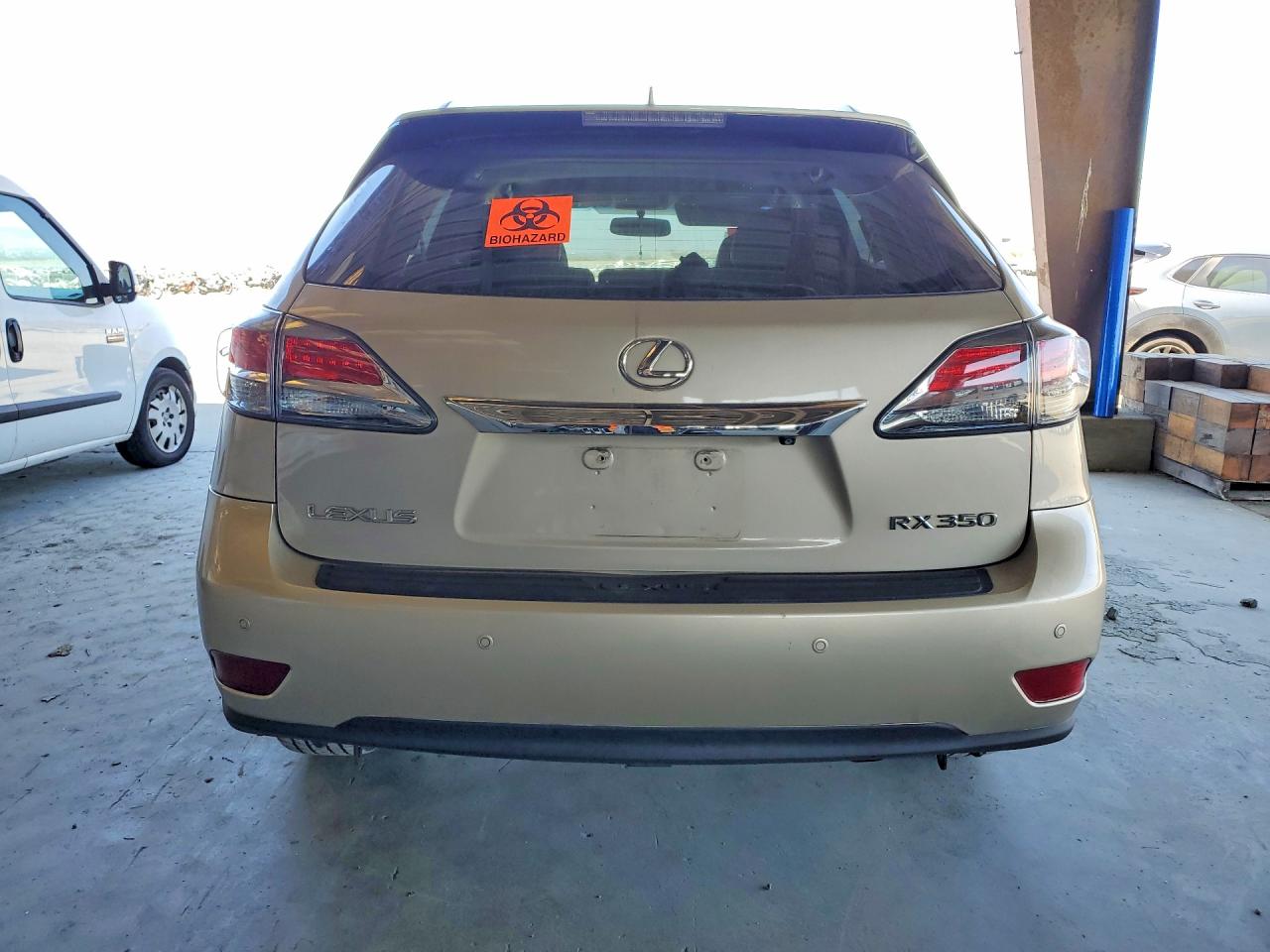 2014 Lexus Rx 350 Base Beige vin: 2T2BK1BA6EC250463