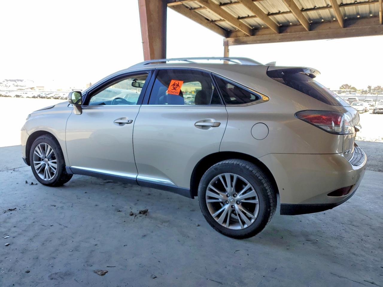 2014 Lexus Rx 350 Base Beige vin: 2T2BK1BA6EC250463