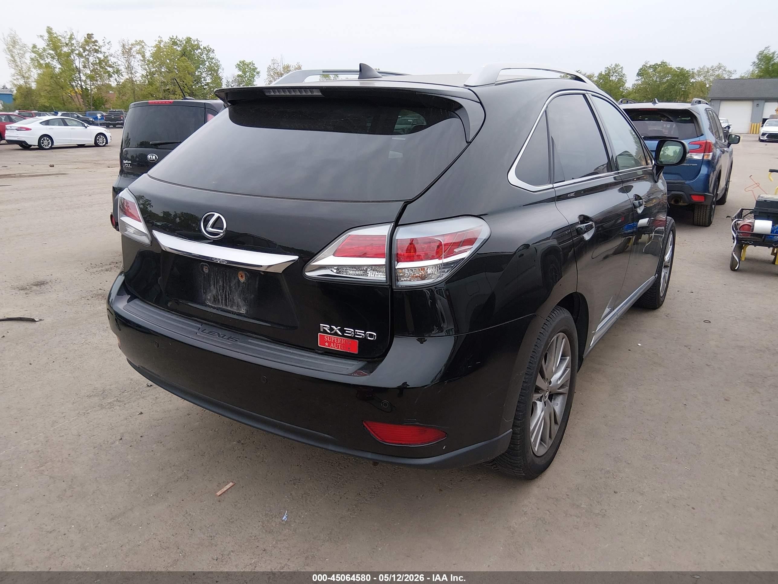 2014 Lexus Rx 350 Black vin: 2T2BK1BA6EC251063
