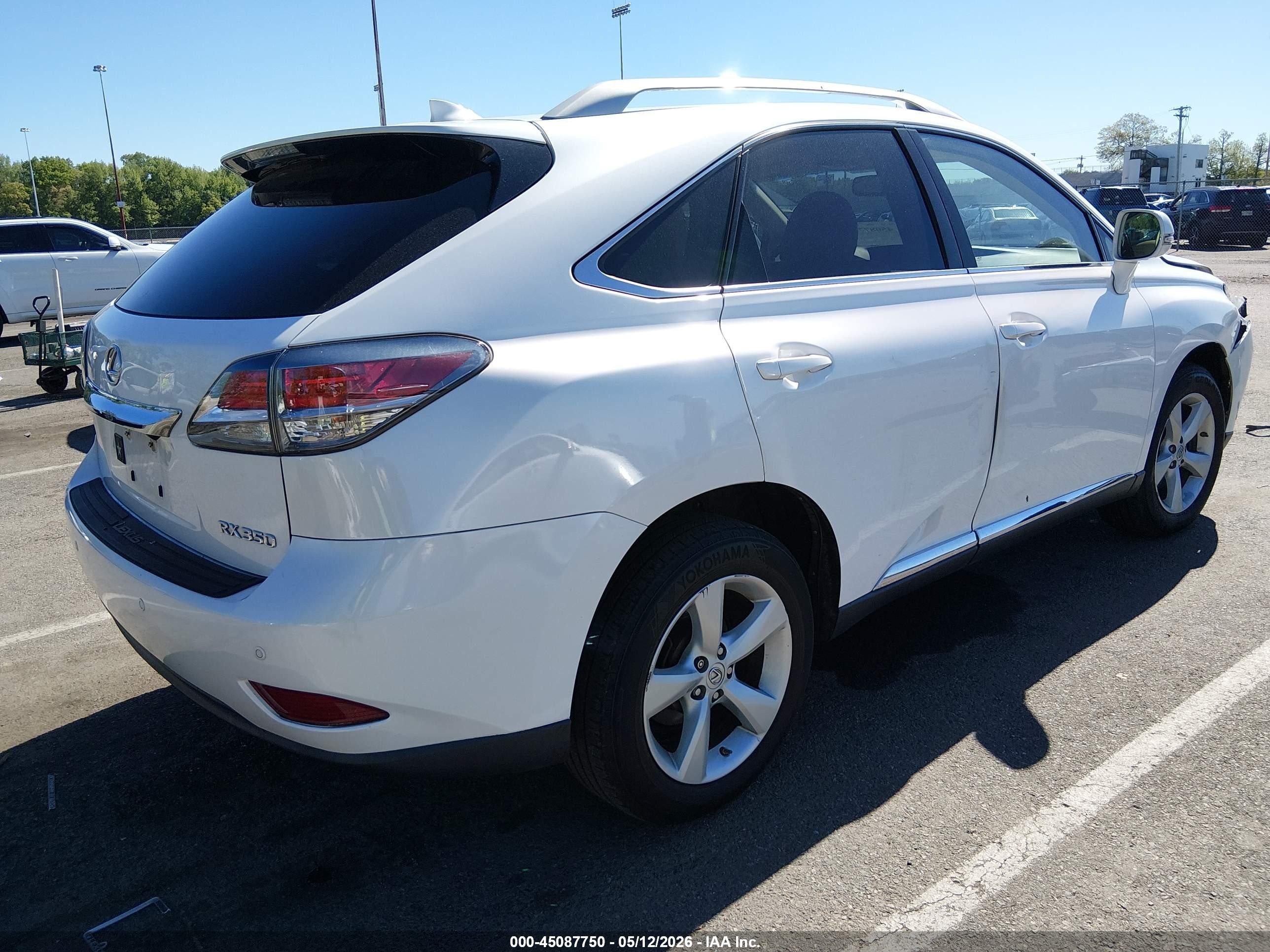 2015 Lexus Rx 350   White vin: 2T2BK1BA6FC282637