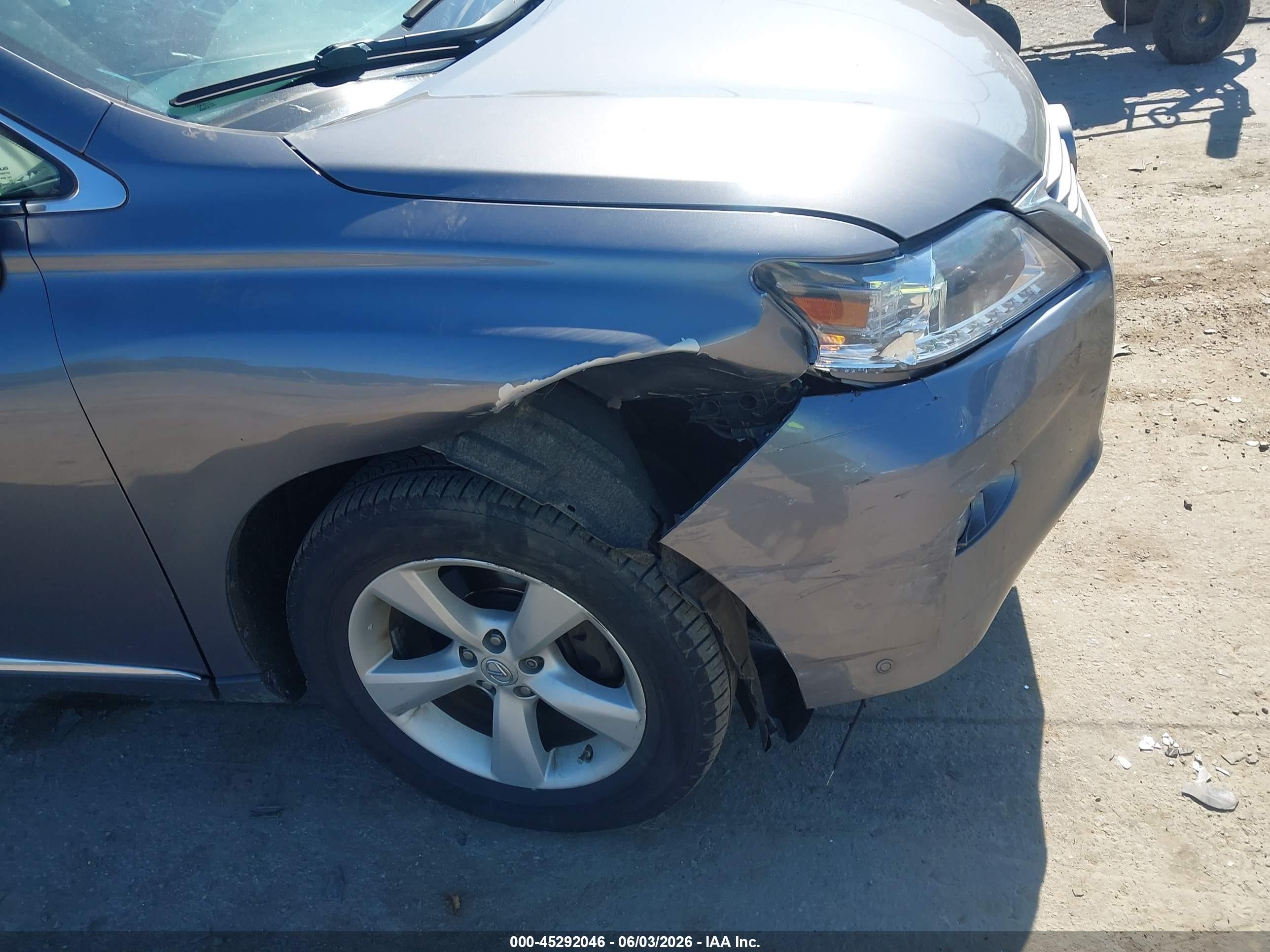 2015 Lexus Rx 350   Gray vin: 2T2BK1BA6FC294576