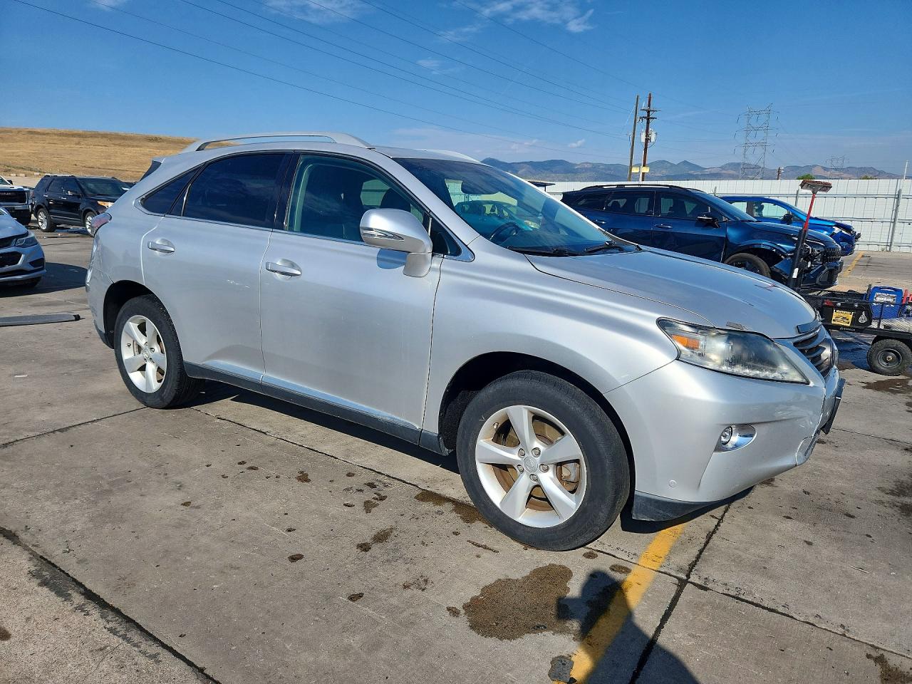 2015 Lexus Rx 350 Base Silver vin: 2T2BK1BA6FC307973
