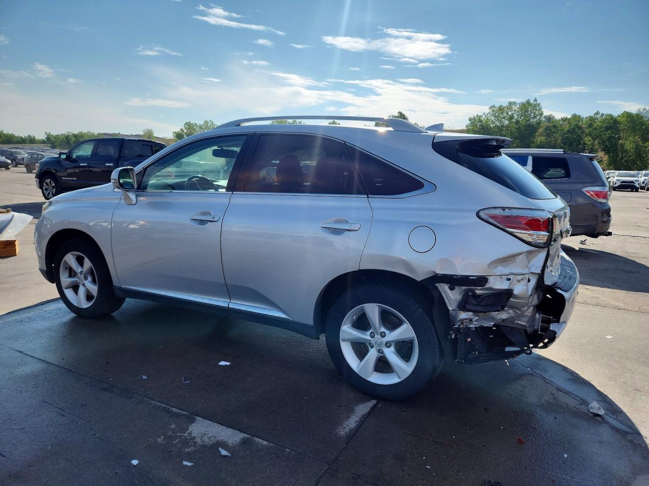 2015 Lexus Rx 350 Base Silver vin: 2T2BK1BA6FC307973