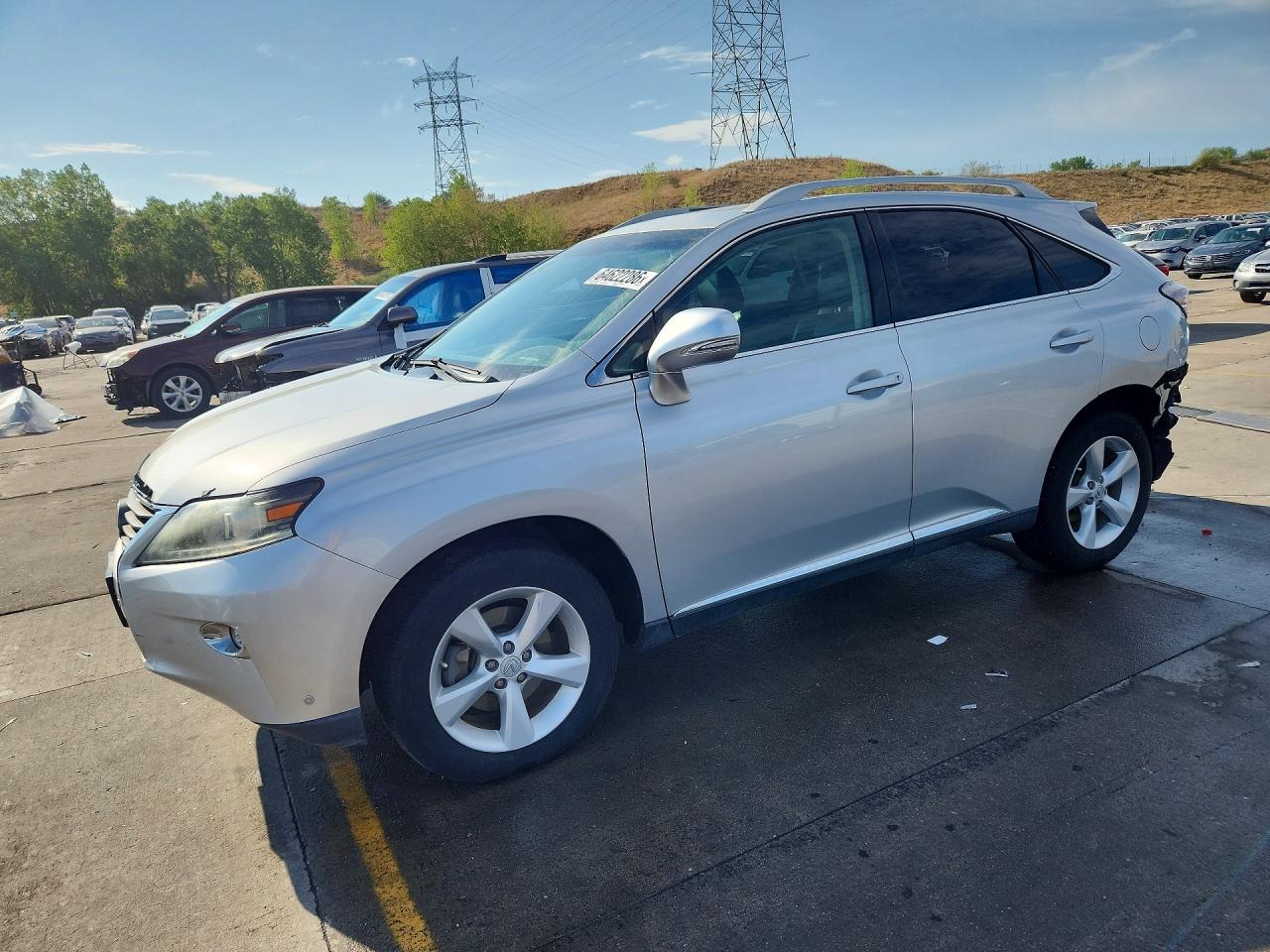 2015 Lexus Rx 350 Base Silver vin: 2T2BK1BA6FC307973