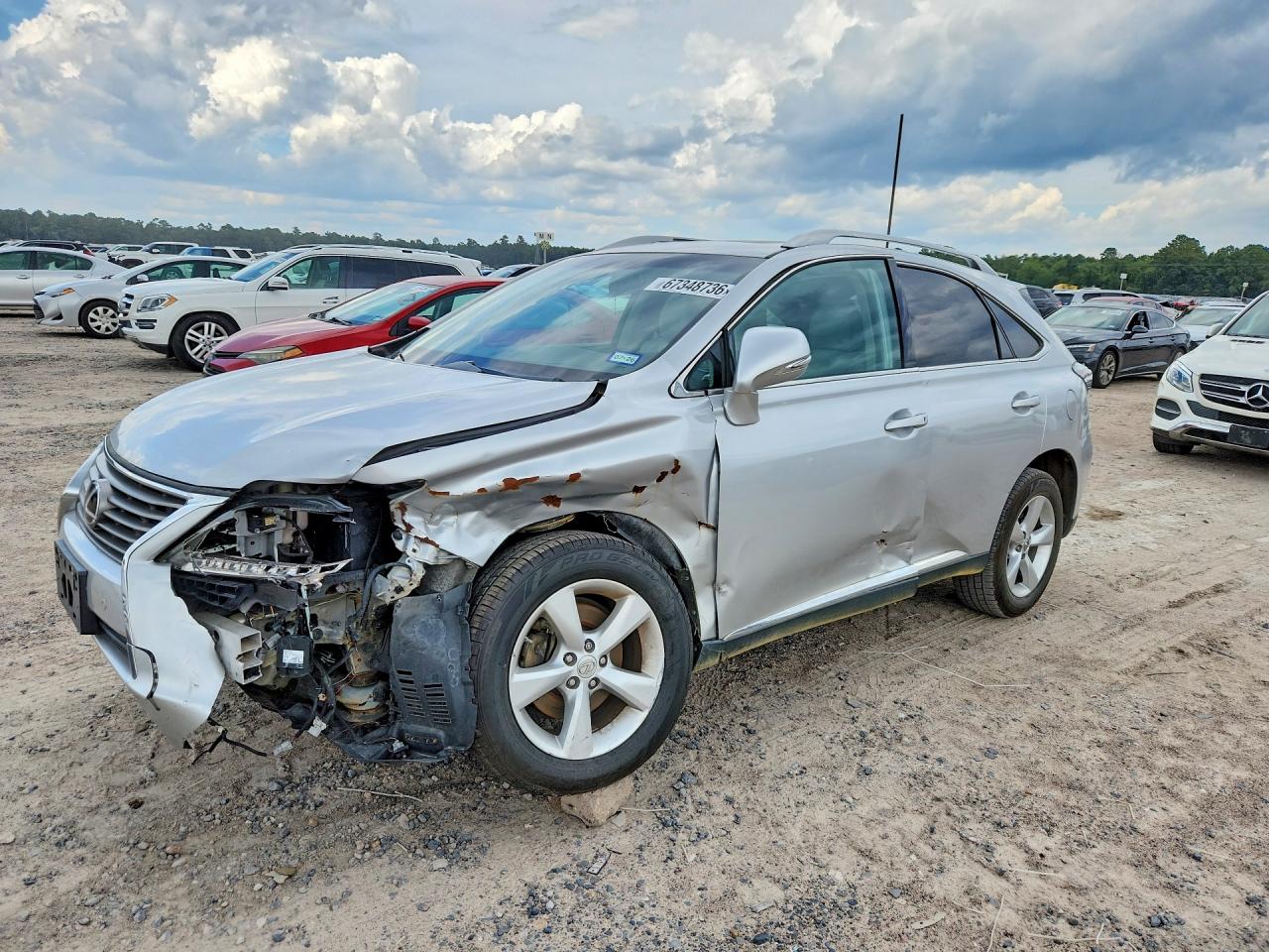 2015 Lexus Rx 350 Base Silver vin: 2T2BK1BA6FC318780