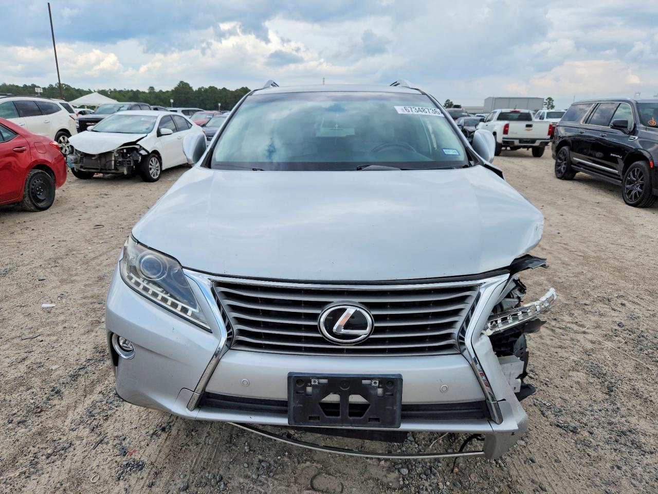 2015 Lexus Rx 350 Base Silver vin: 2T2BK1BA6FC318780
