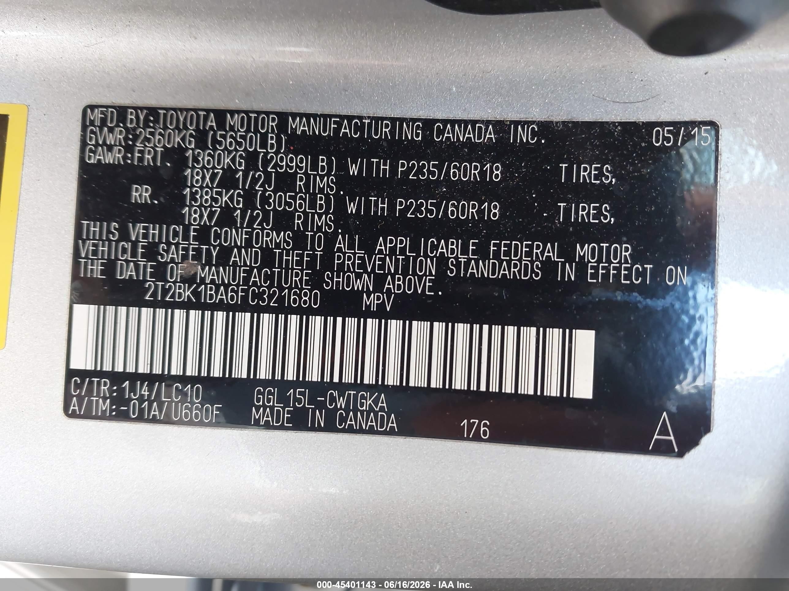 2015 Lexus Rx 350   White vin: 2T2BK1BA6FC321680