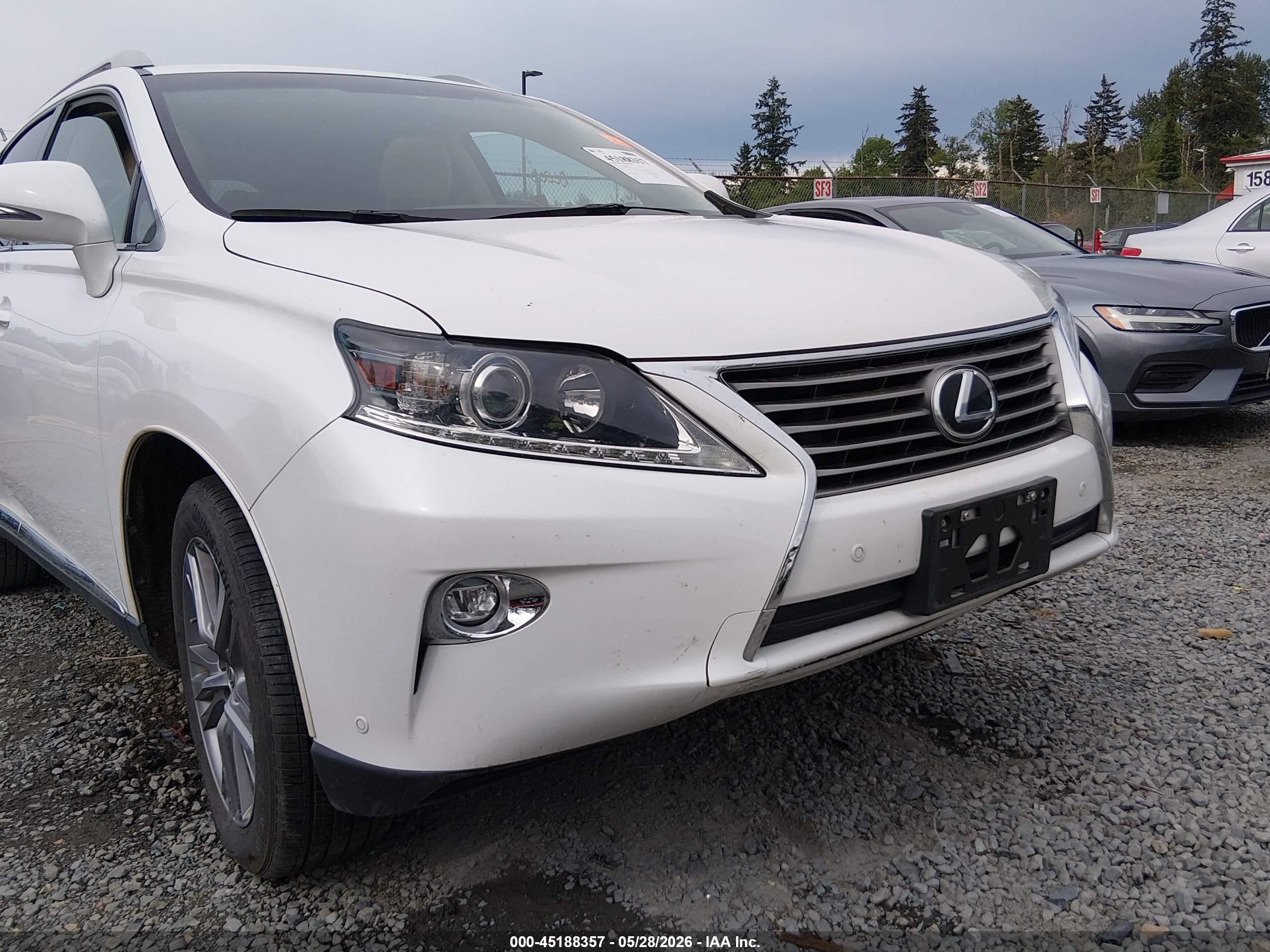 2015 Lexus Rx 350   White vin: 2T2BK1BA6FC327057