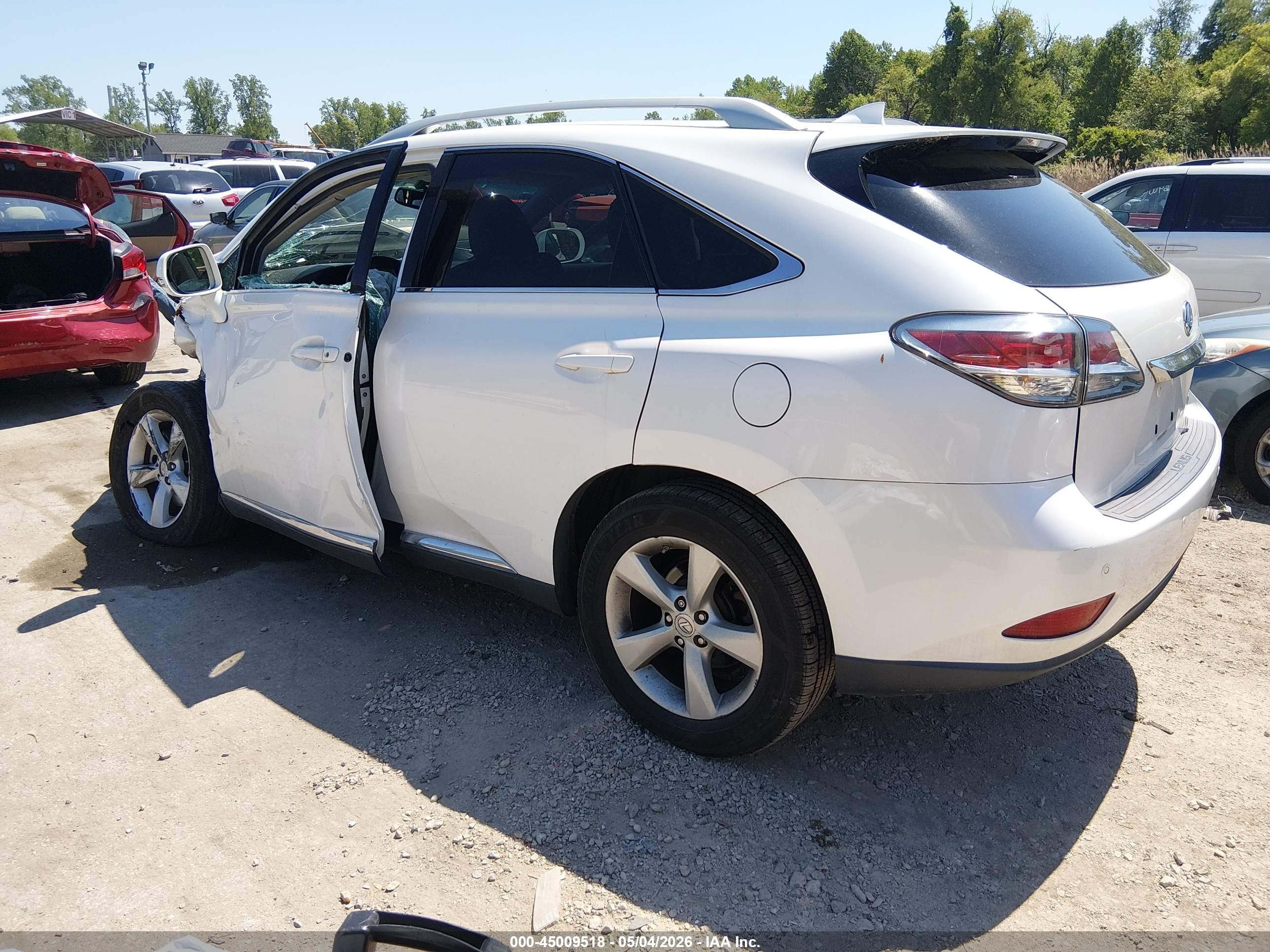 2015 Lexus Rx 350   White vin: 2T2BK1BA6FC332680