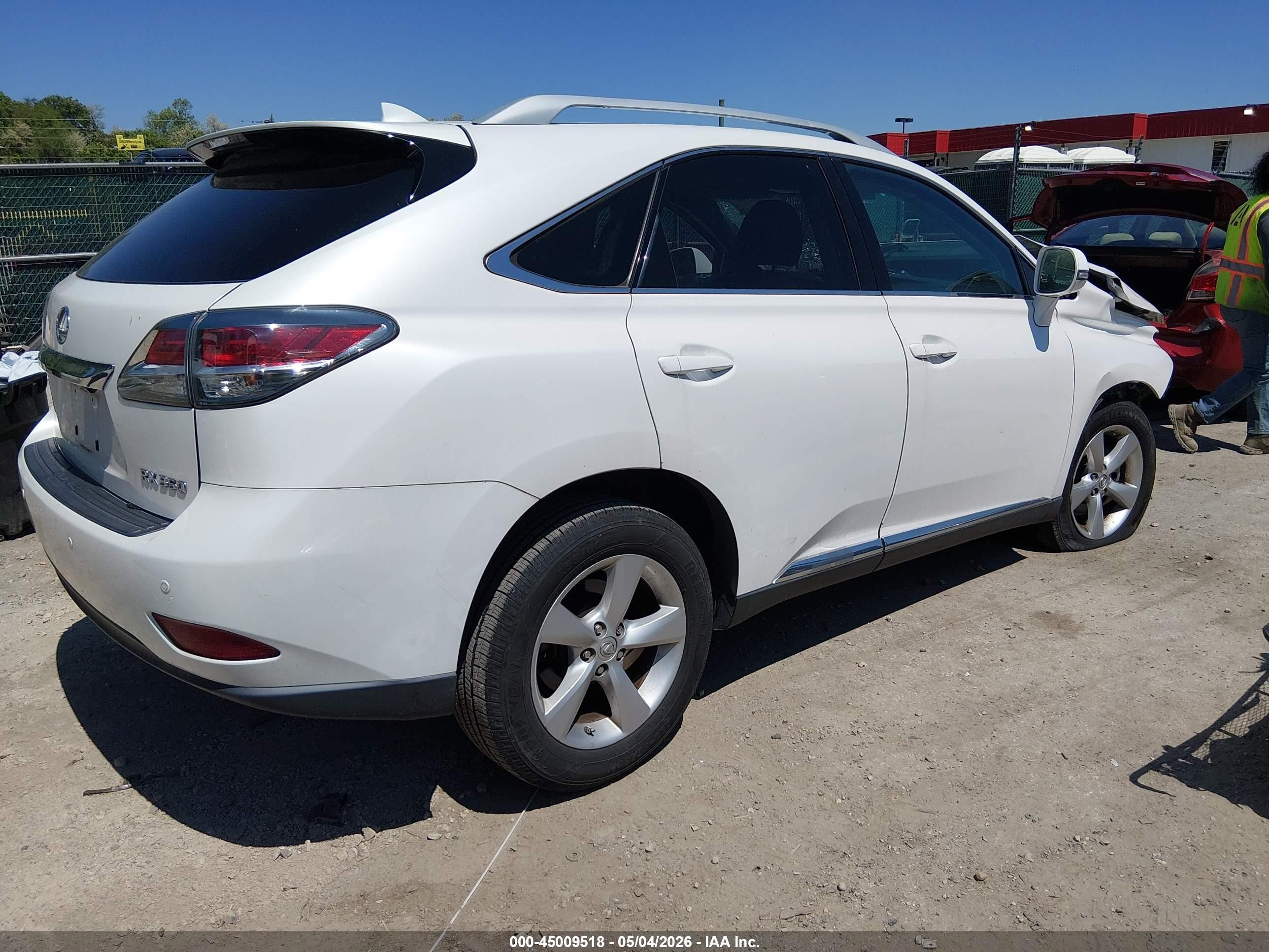 2015 Lexus Rx 350   White vin: 2T2BK1BA6FC332680