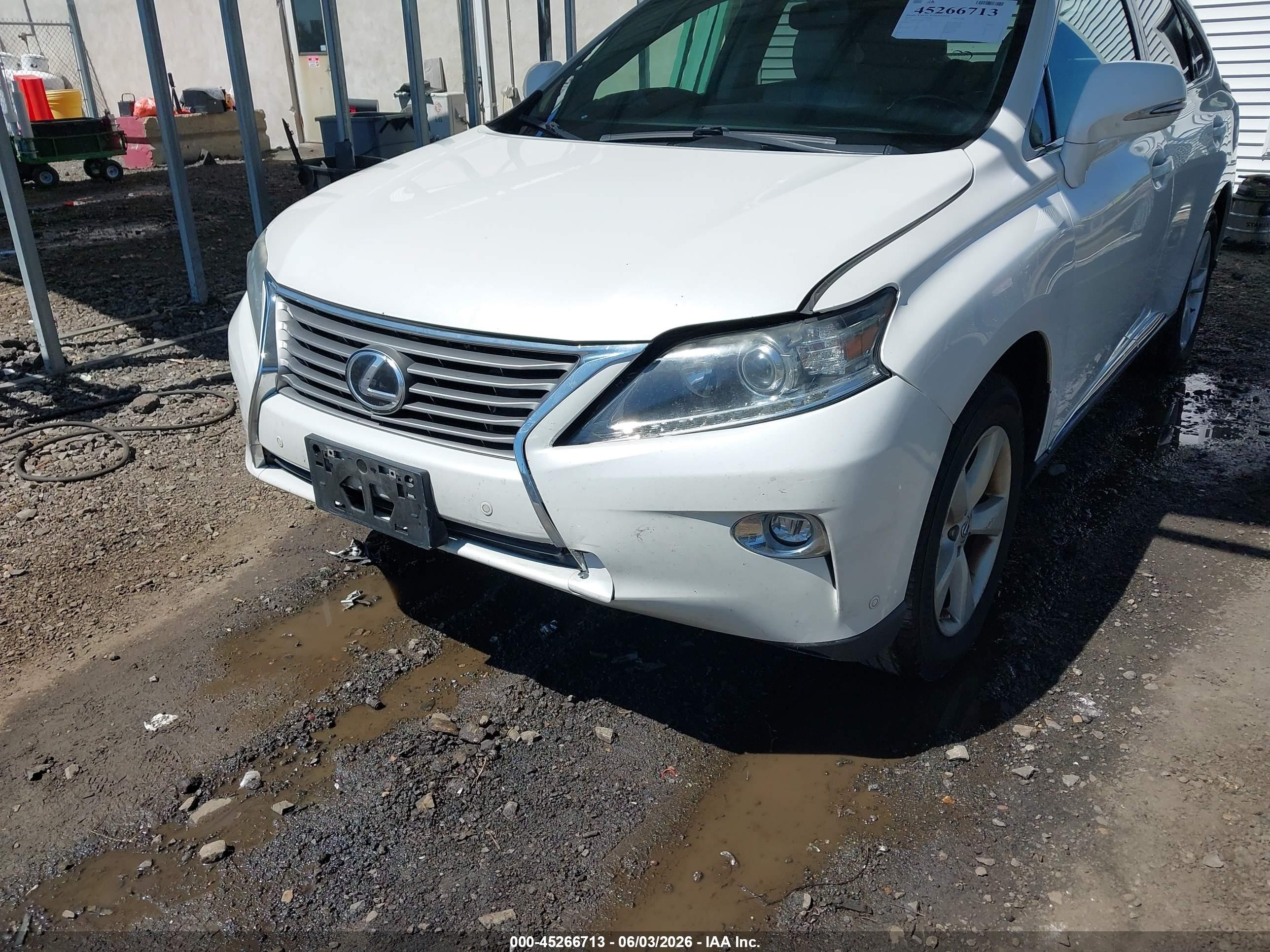 2015 Lexus Rx 350 White vin: 2T2BK1BA6FC339127