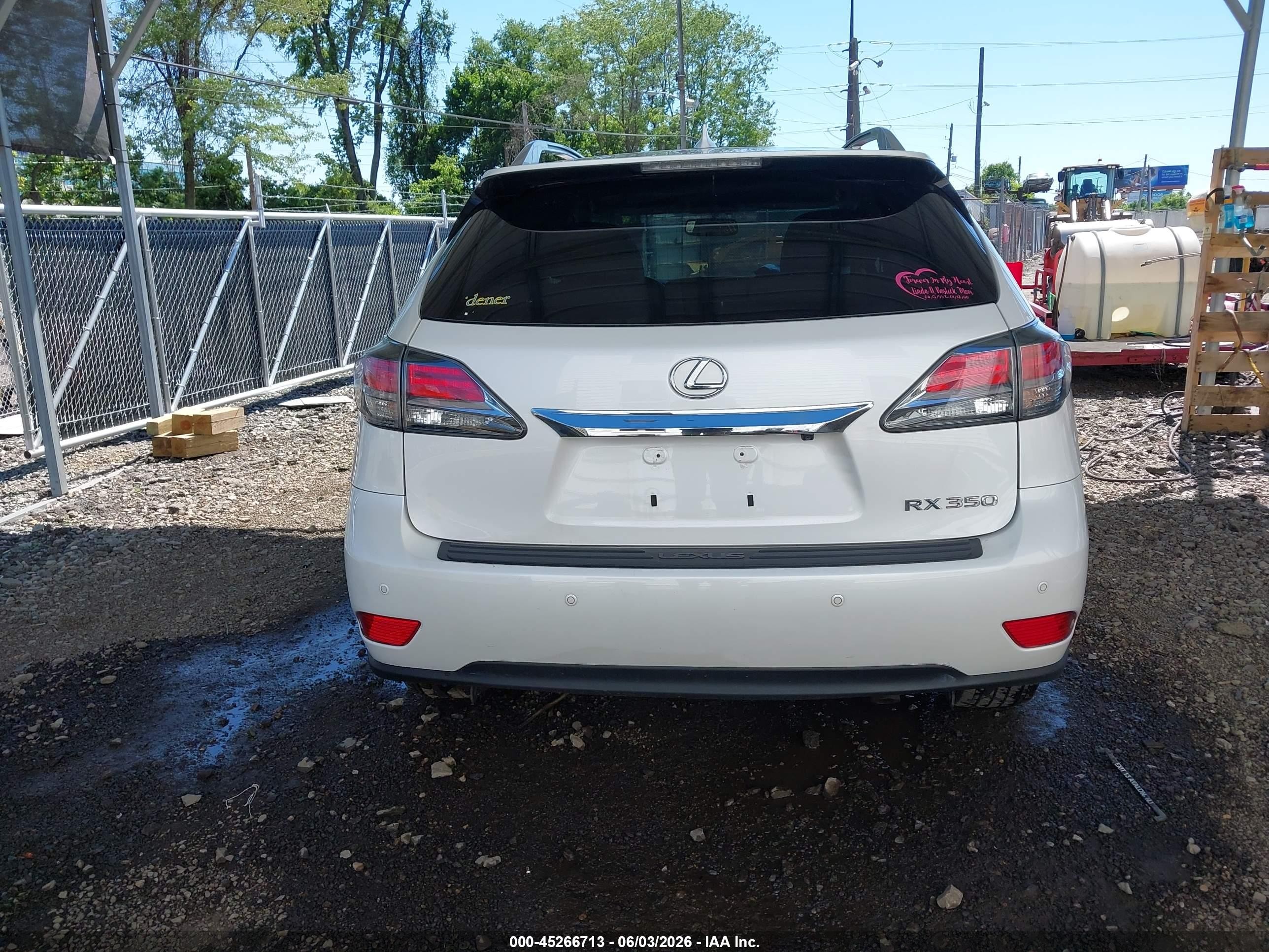 2015 Lexus Rx 350 White vin: 2T2BK1BA6FC339127