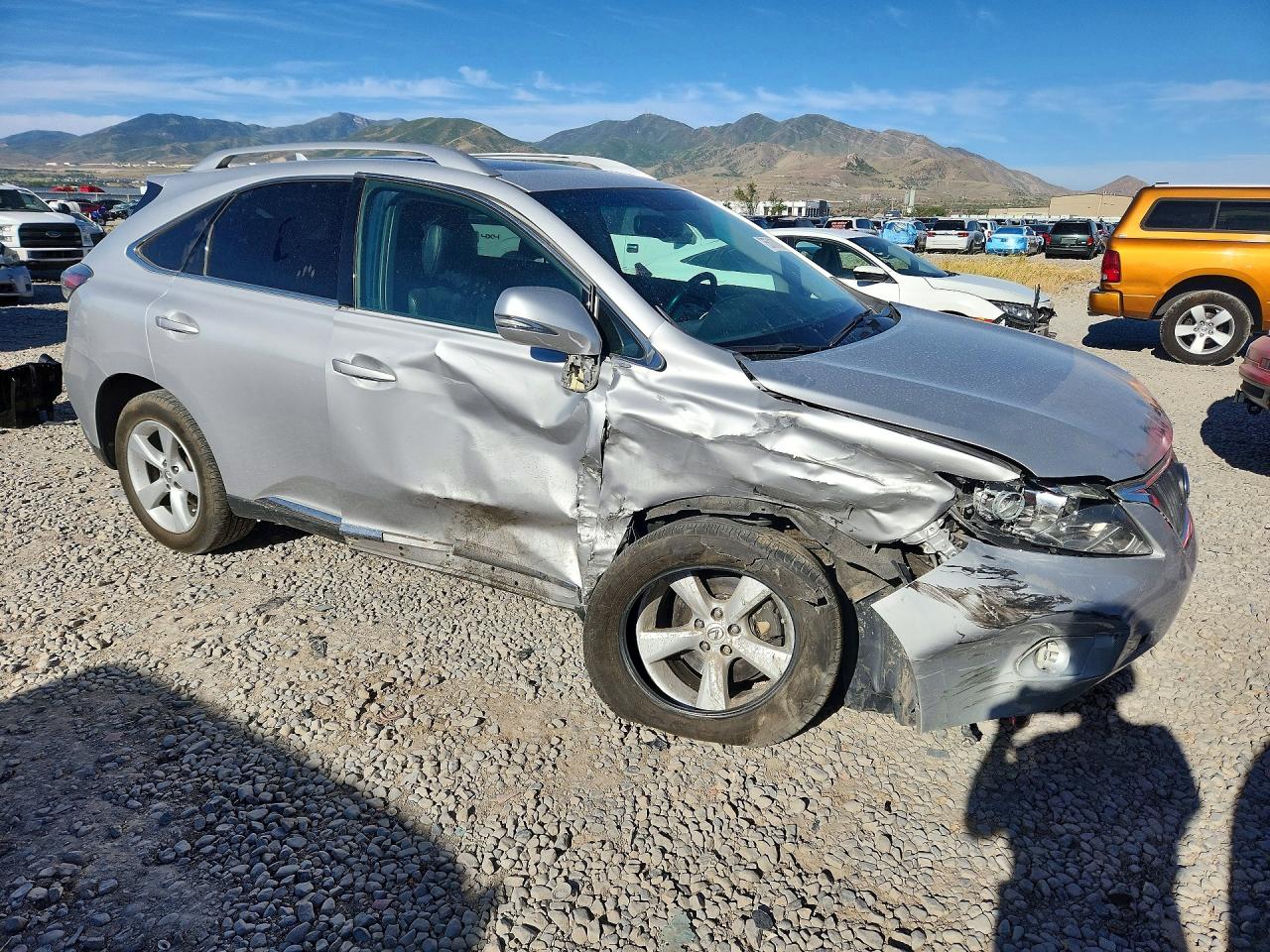 2010 Lexus Rx 350 Серебряный vin: 2T2BK1BA7AC007335
