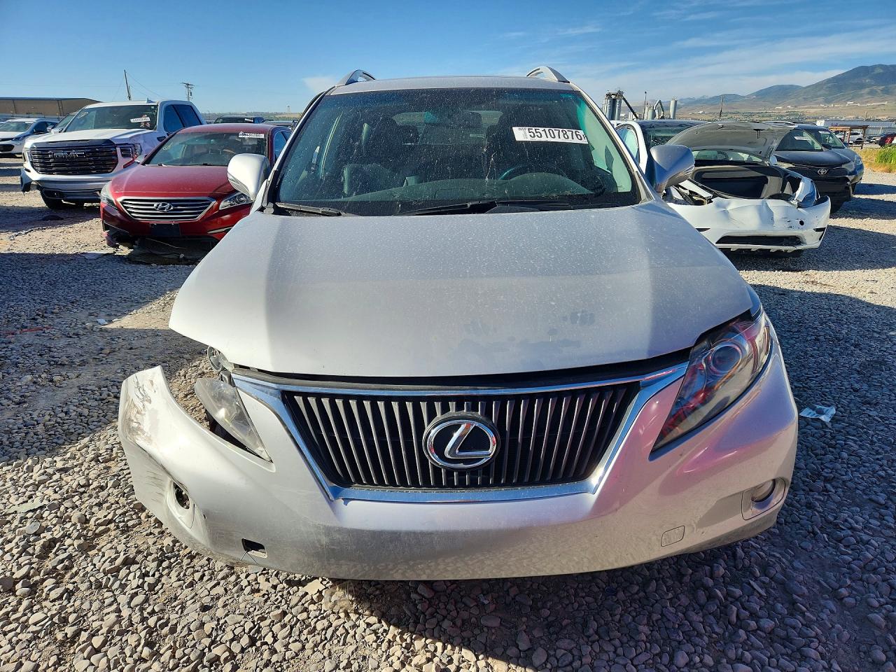 2010 Lexus Rx 350 Серебряный vin: 2T2BK1BA7AC007335