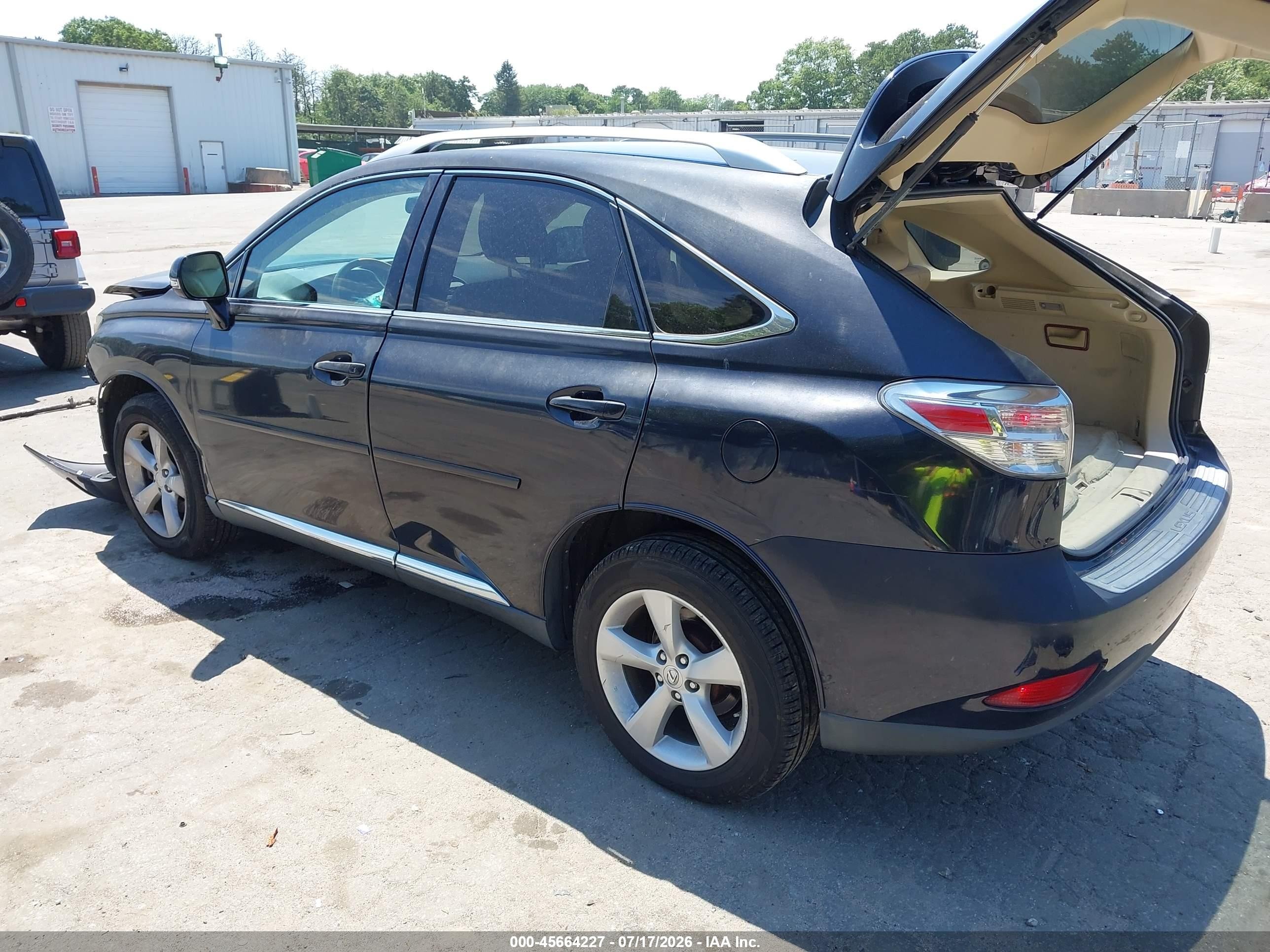 2010 Lexus Rx 350 Blue vin: 2T2BK1BA7AC010400