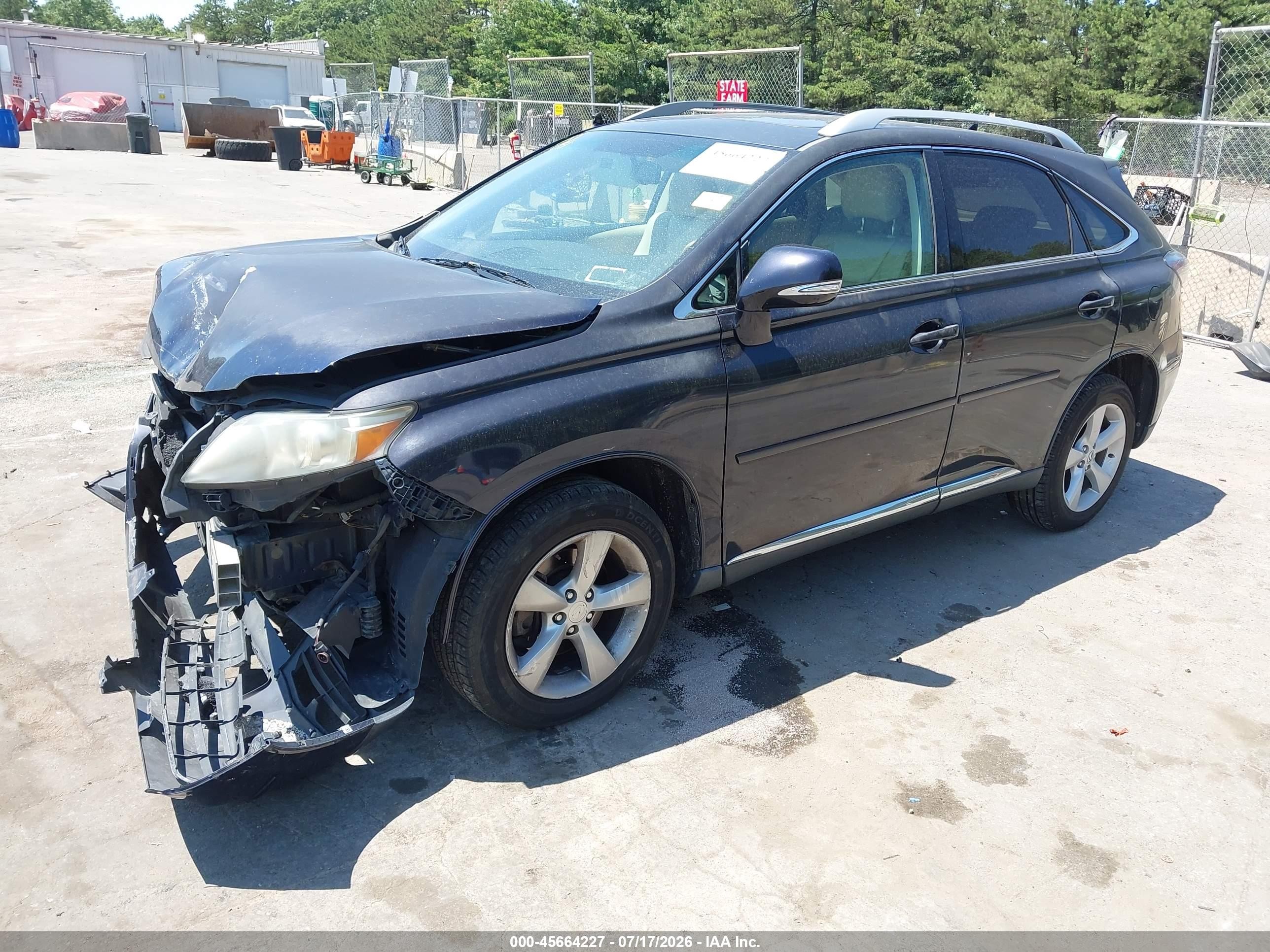 2010 Lexus Rx 350 Blue vin: 2T2BK1BA7AC010400