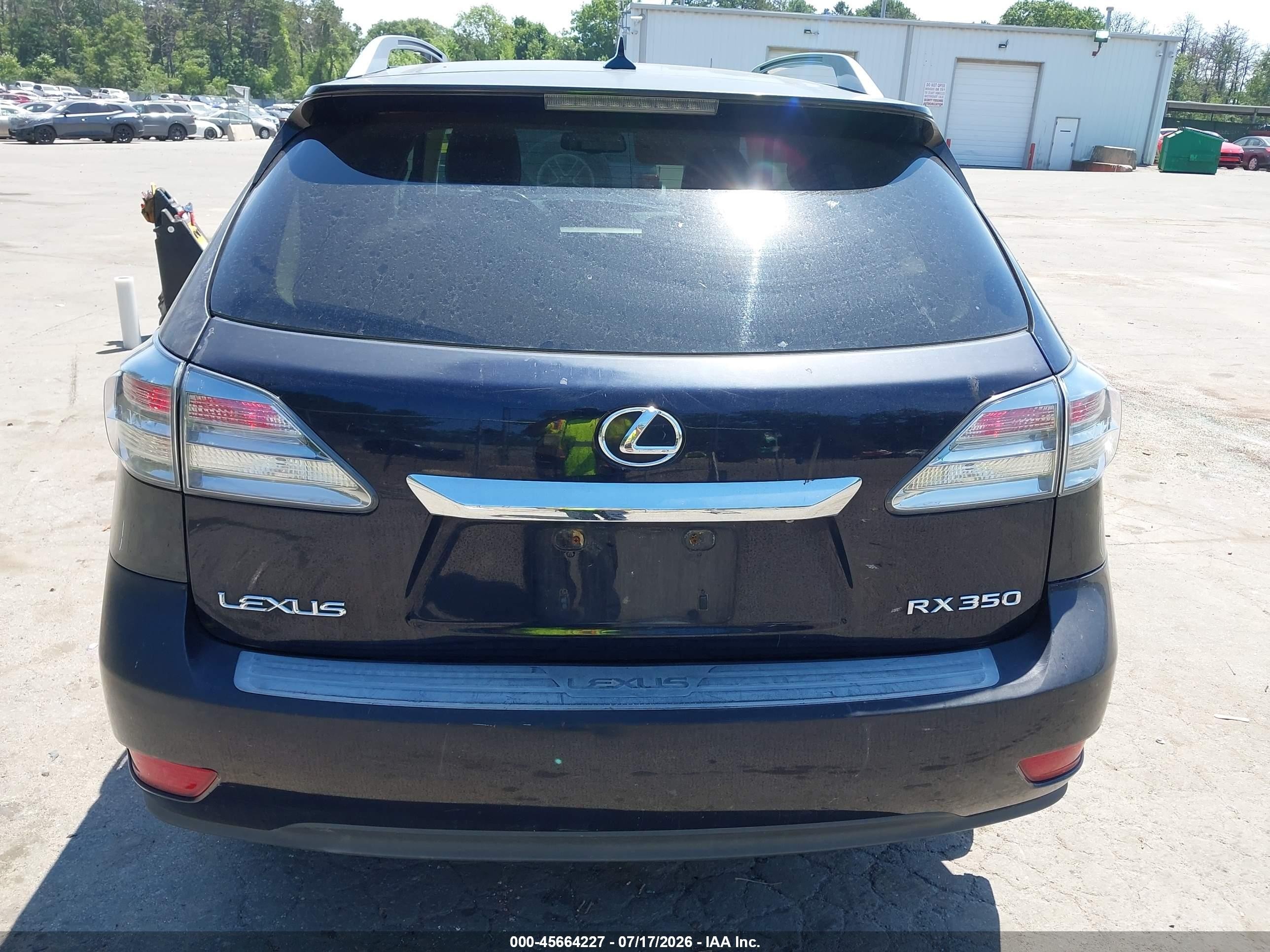 2010 Lexus Rx 350 Blue vin: 2T2BK1BA7AC010400
