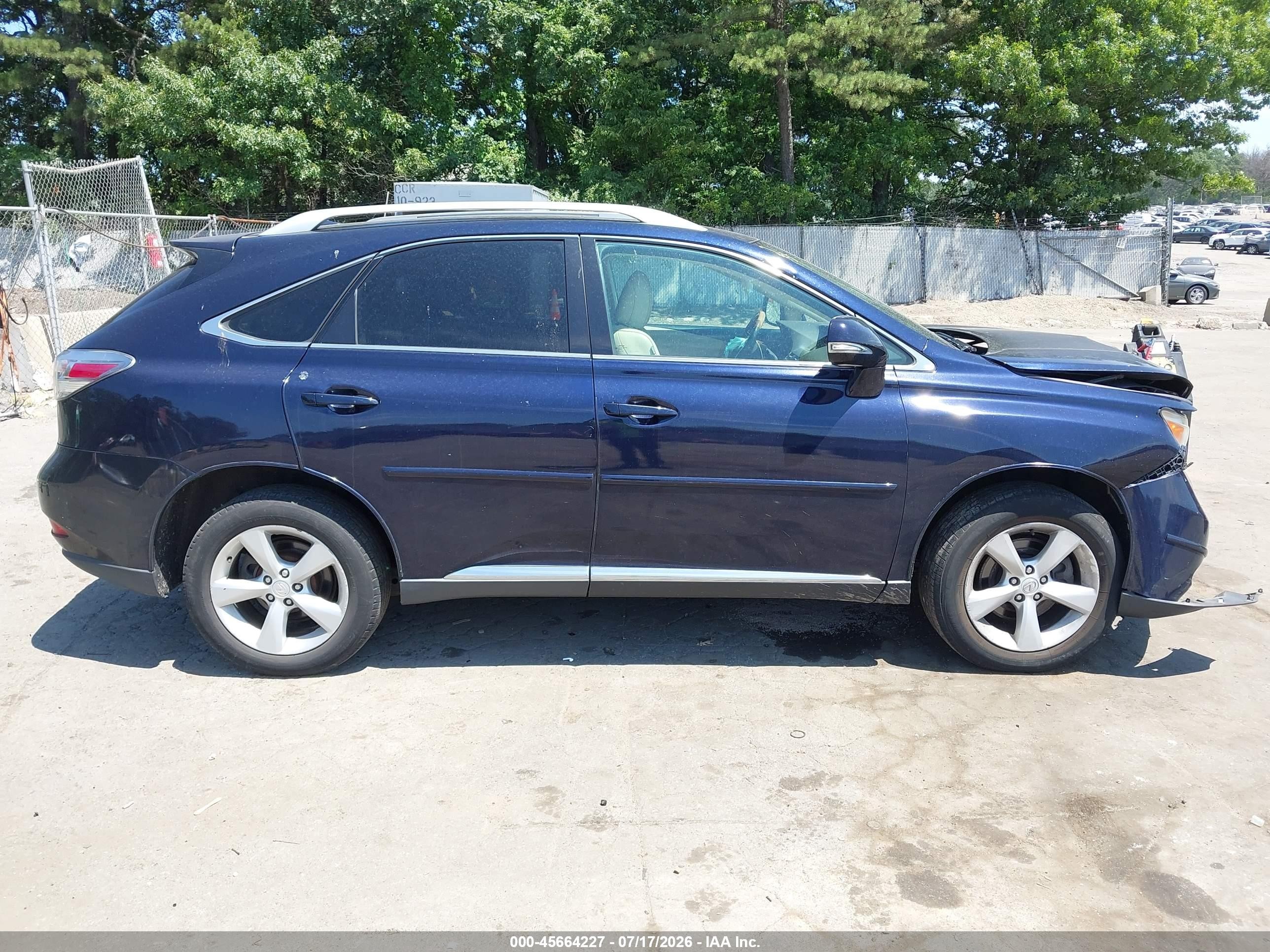 2010 Lexus Rx 350 Blue vin: 2T2BK1BA7AC010400
