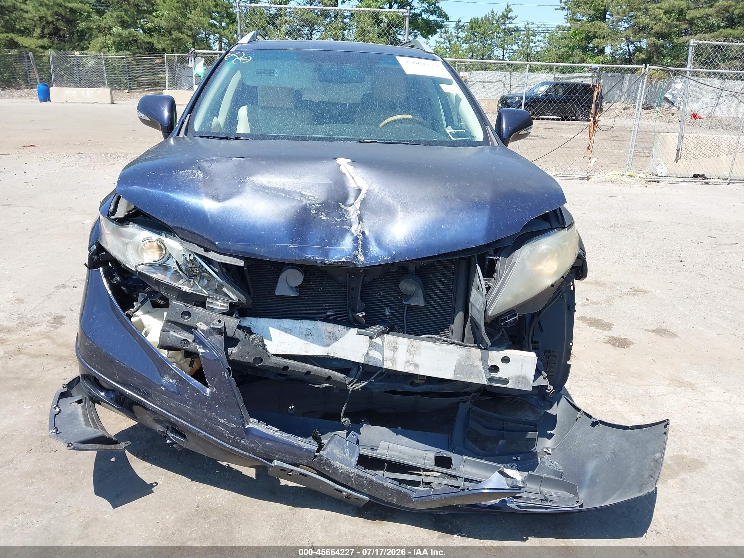 2010 Lexus Rx 350 Blue vin: 2T2BK1BA7AC010400