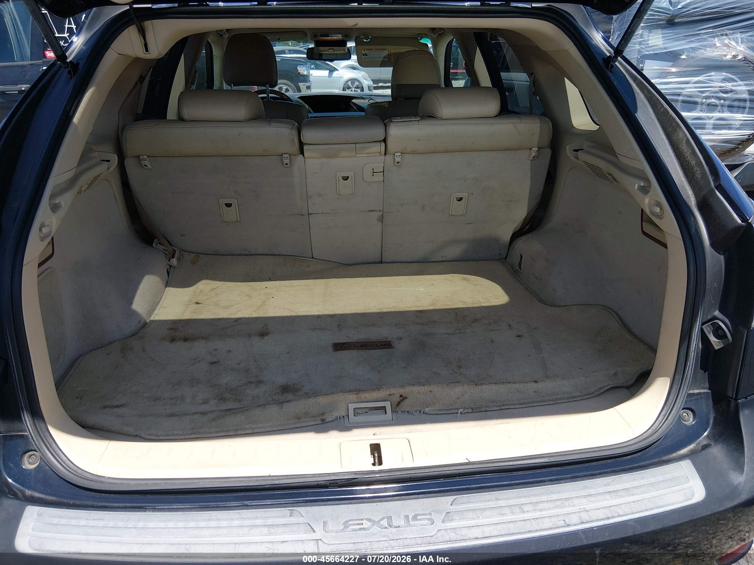 2010 Lexus Rx 350 Blue vin: 2T2BK1BA7AC010400