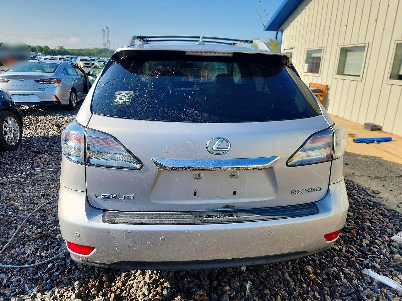2010 Lexus Rx 350 Серебряный vin: 2T2BK1BA7AC017251