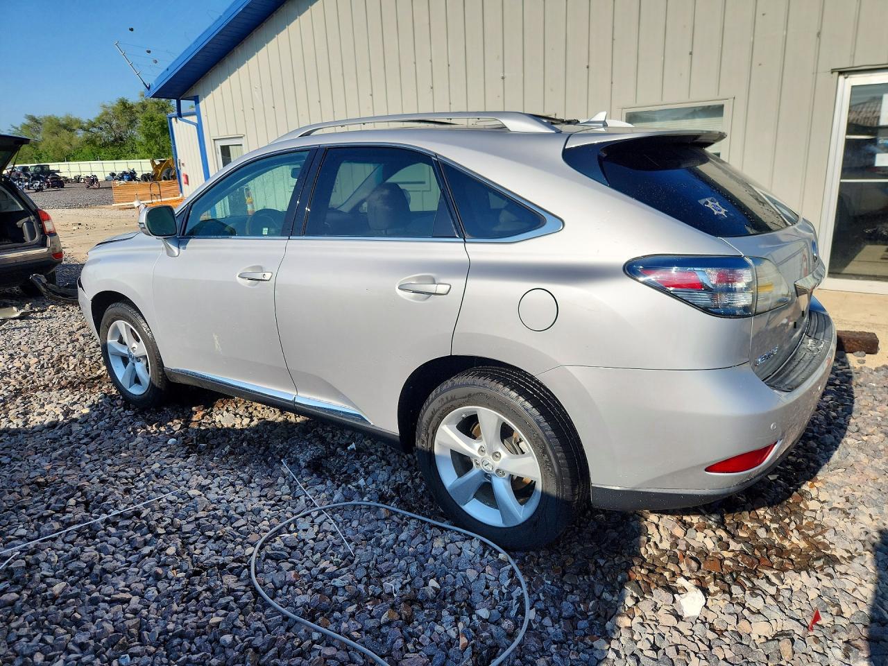 2010 Lexus Rx 350 Серебряный vin: 2T2BK1BA7AC017251