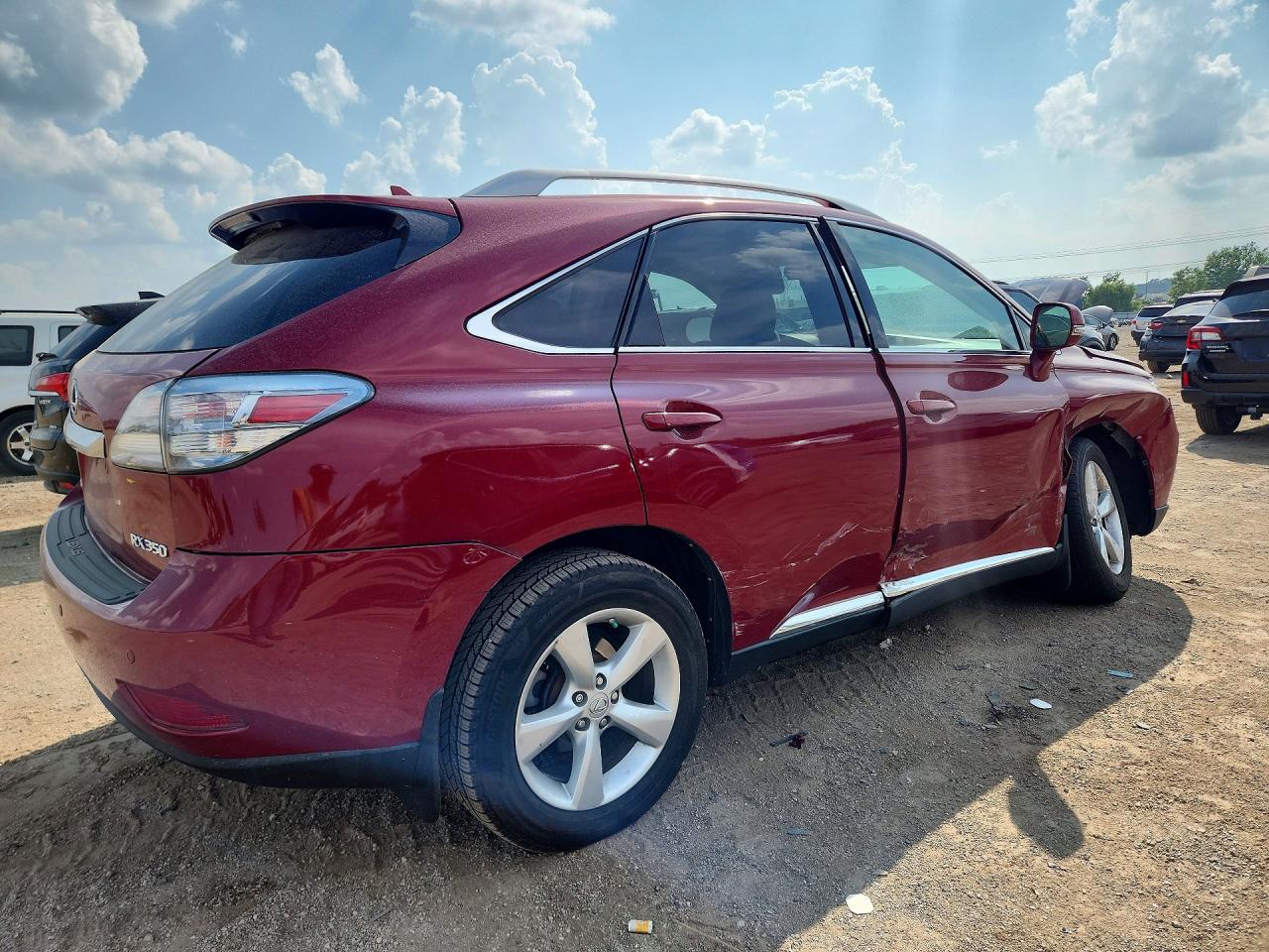 2010 Lexus Rx 350 Maroon vin: 2T2BK1BA7AC020070