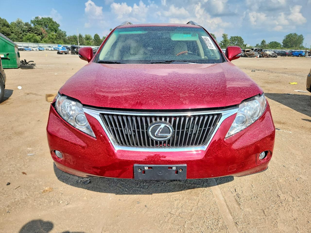 2010 Lexus Rx 350 Maroon vin: 2T2BK1BA7AC020070