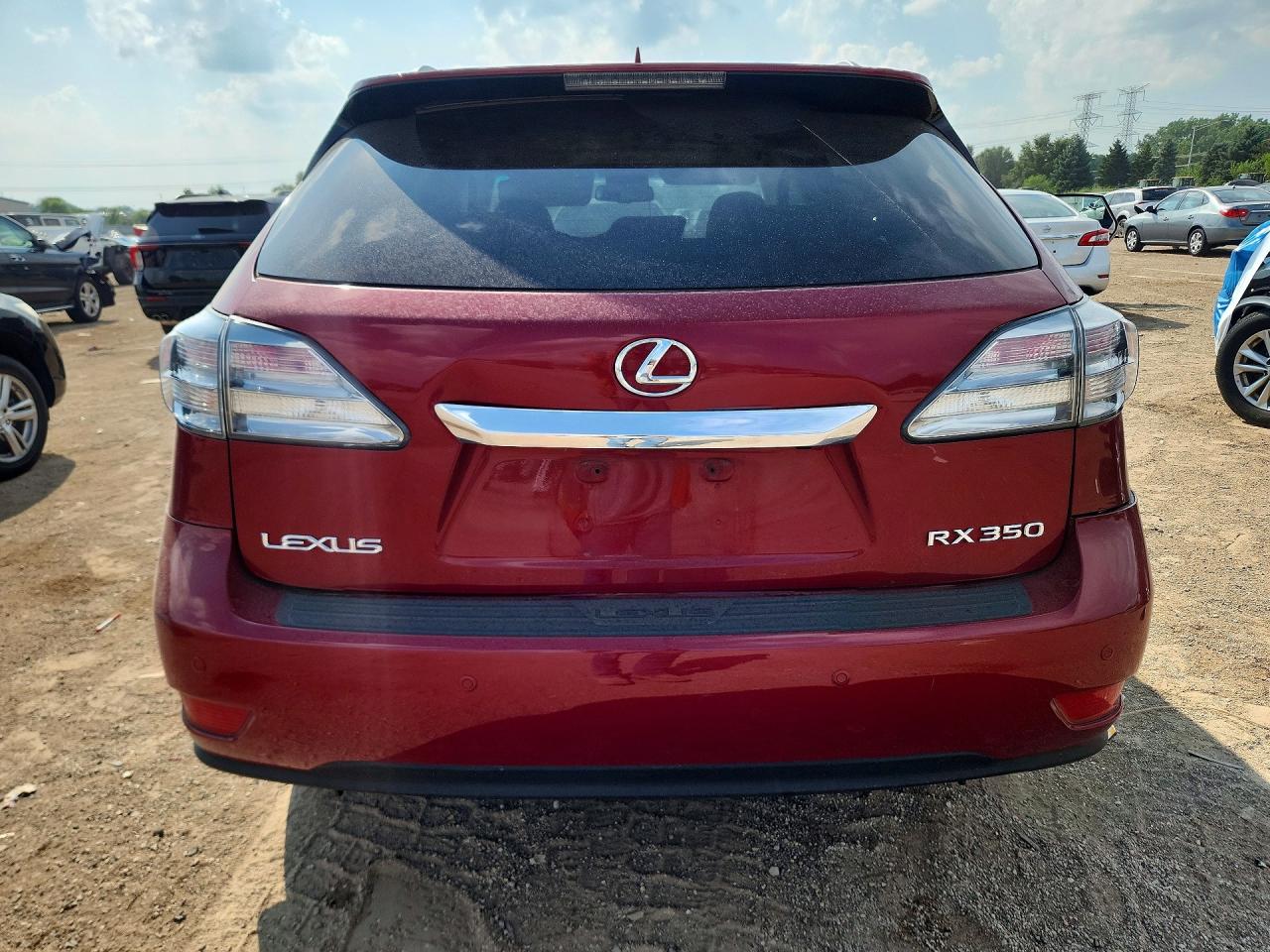 2010 Lexus Rx 350 Maroon vin: 2T2BK1BA7AC020070