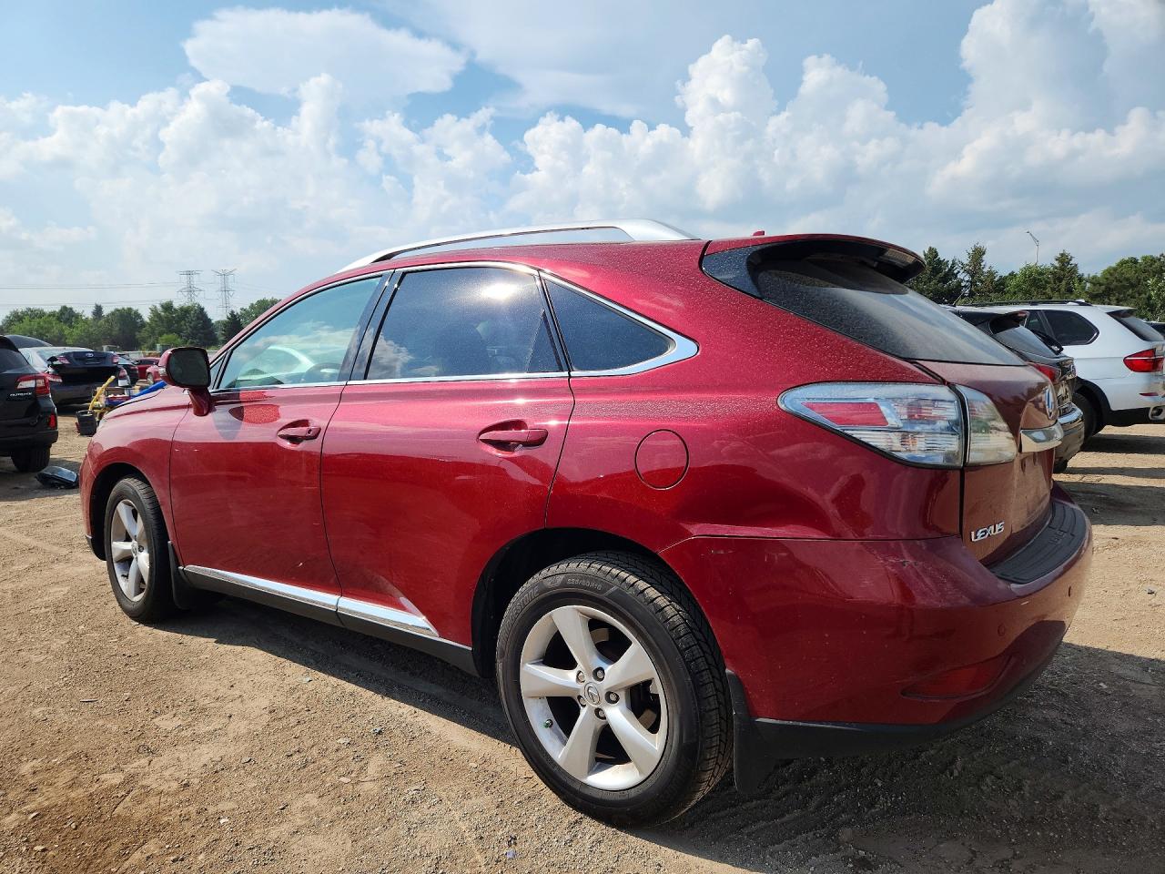 2010 Lexus Rx 350 Maroon vin: 2T2BK1BA7AC020070