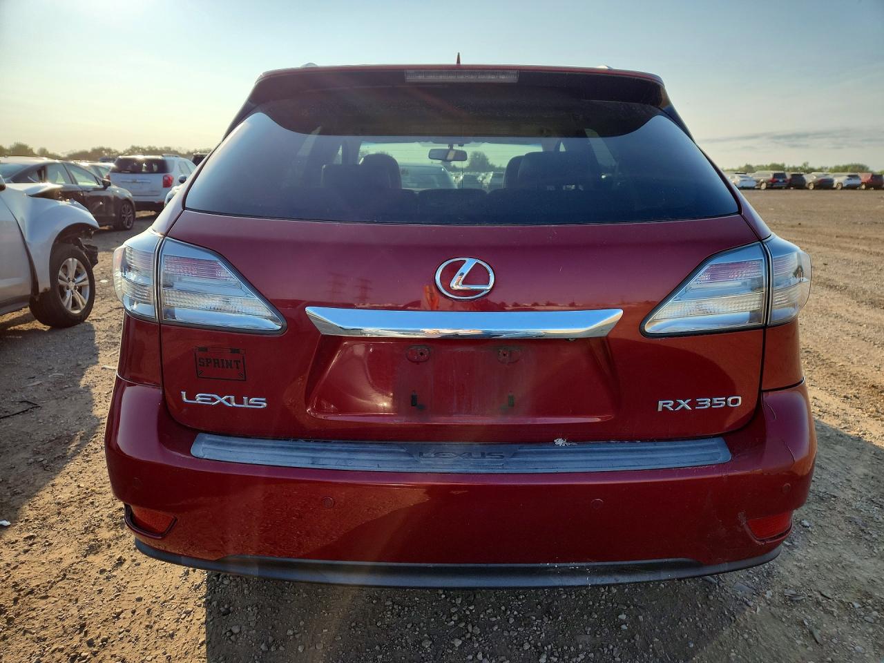 2010 Lexus Rx 350 Red vin: 2T2BK1BA7AC028377