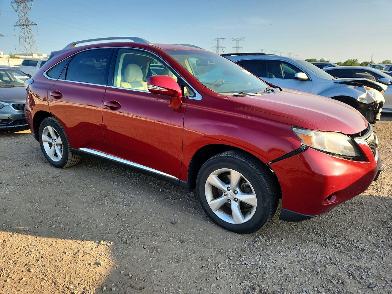 2010 Lexus Rx 350 Red vin: 2T2BK1BA7AC028377